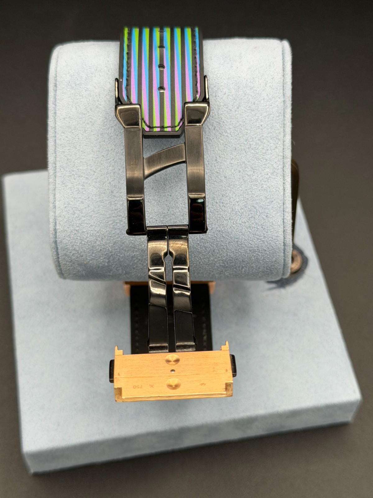 Hublot Classic Fusion Cruz Diez 18K Yellow Gold 45mm Limited Edition