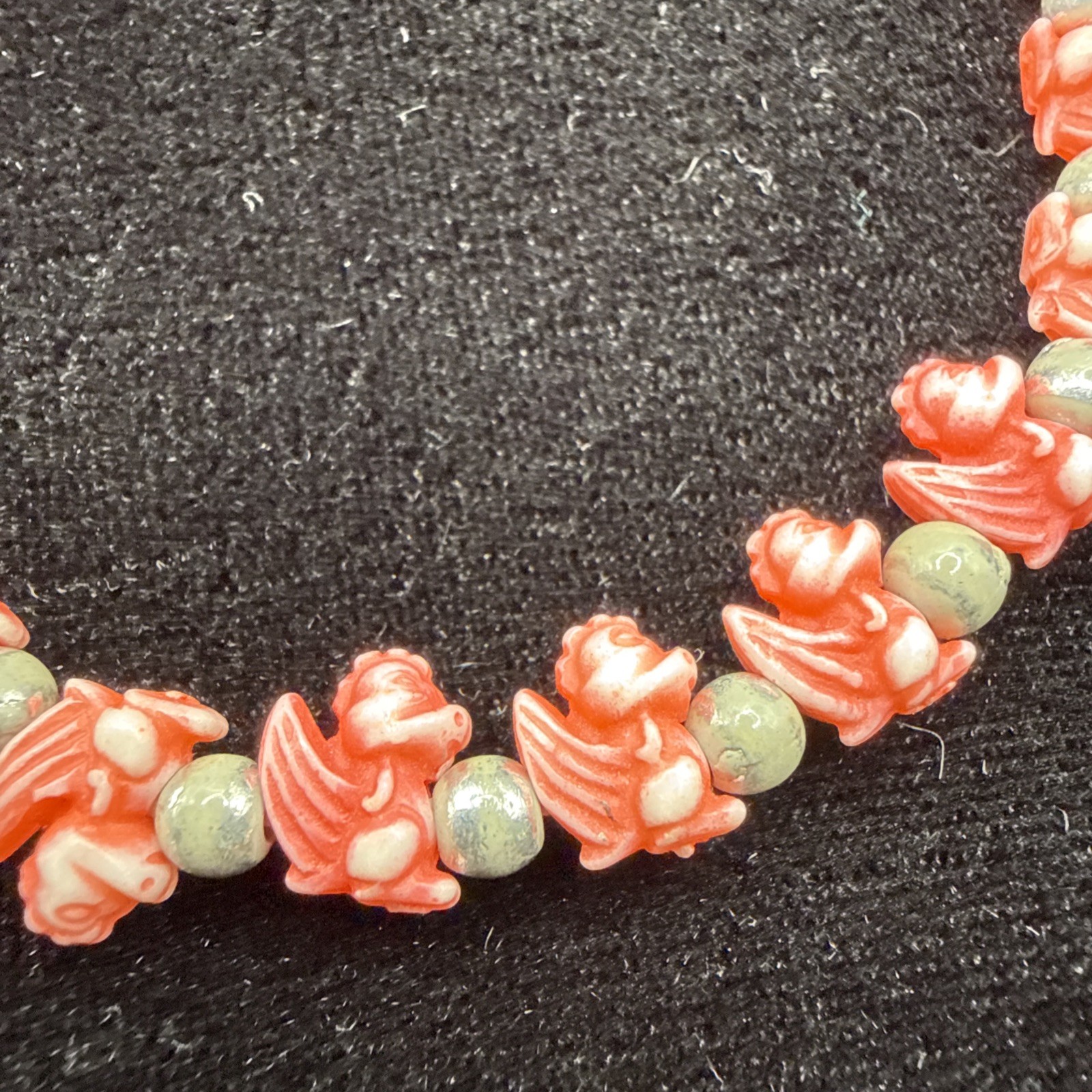 Vintage, Trrtlz Orange/Red Dragon, Elastic, Friendship Bracelet