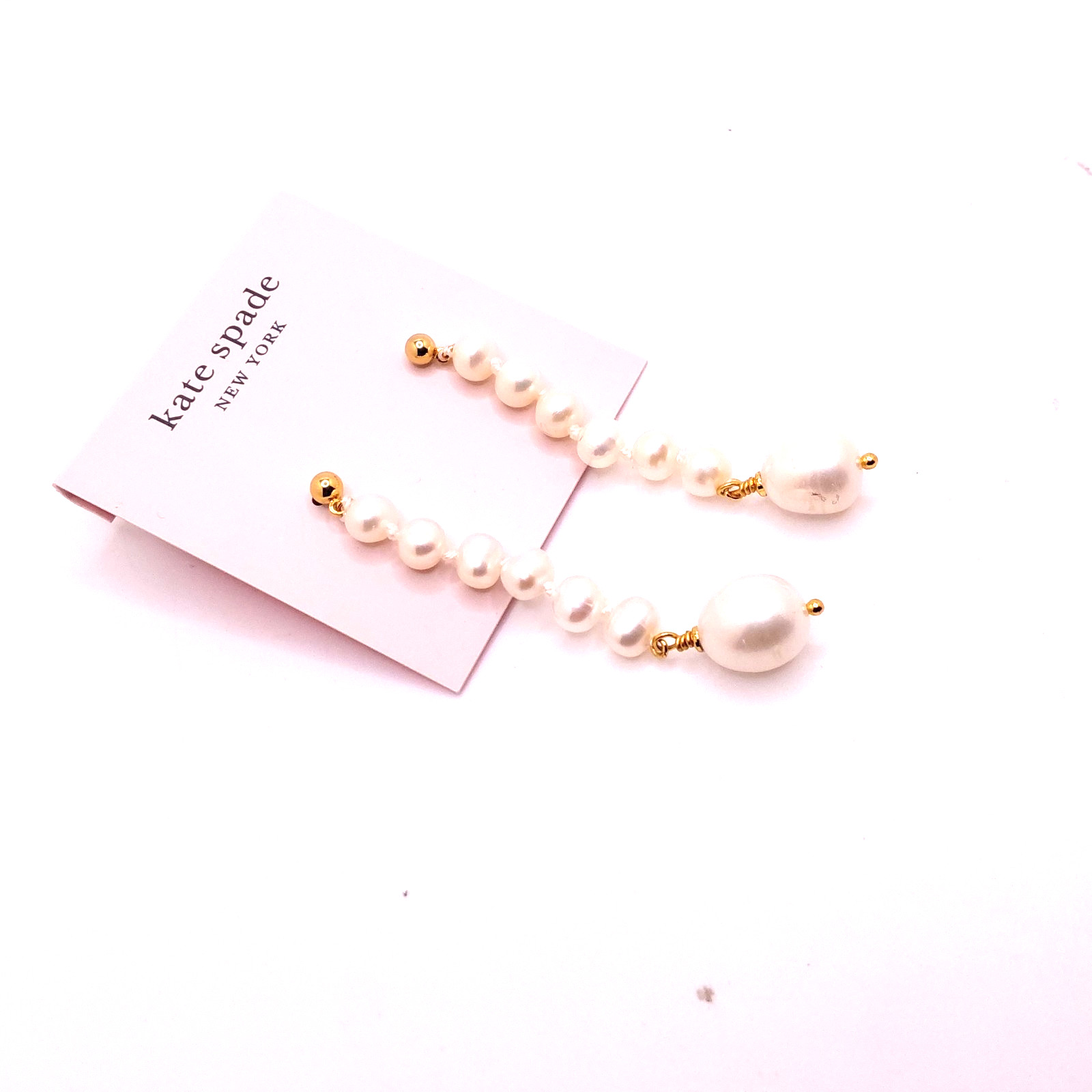 Kate Spade New York Pearl Play Freshwater Pearl Linear Dangle/Drop Earrings