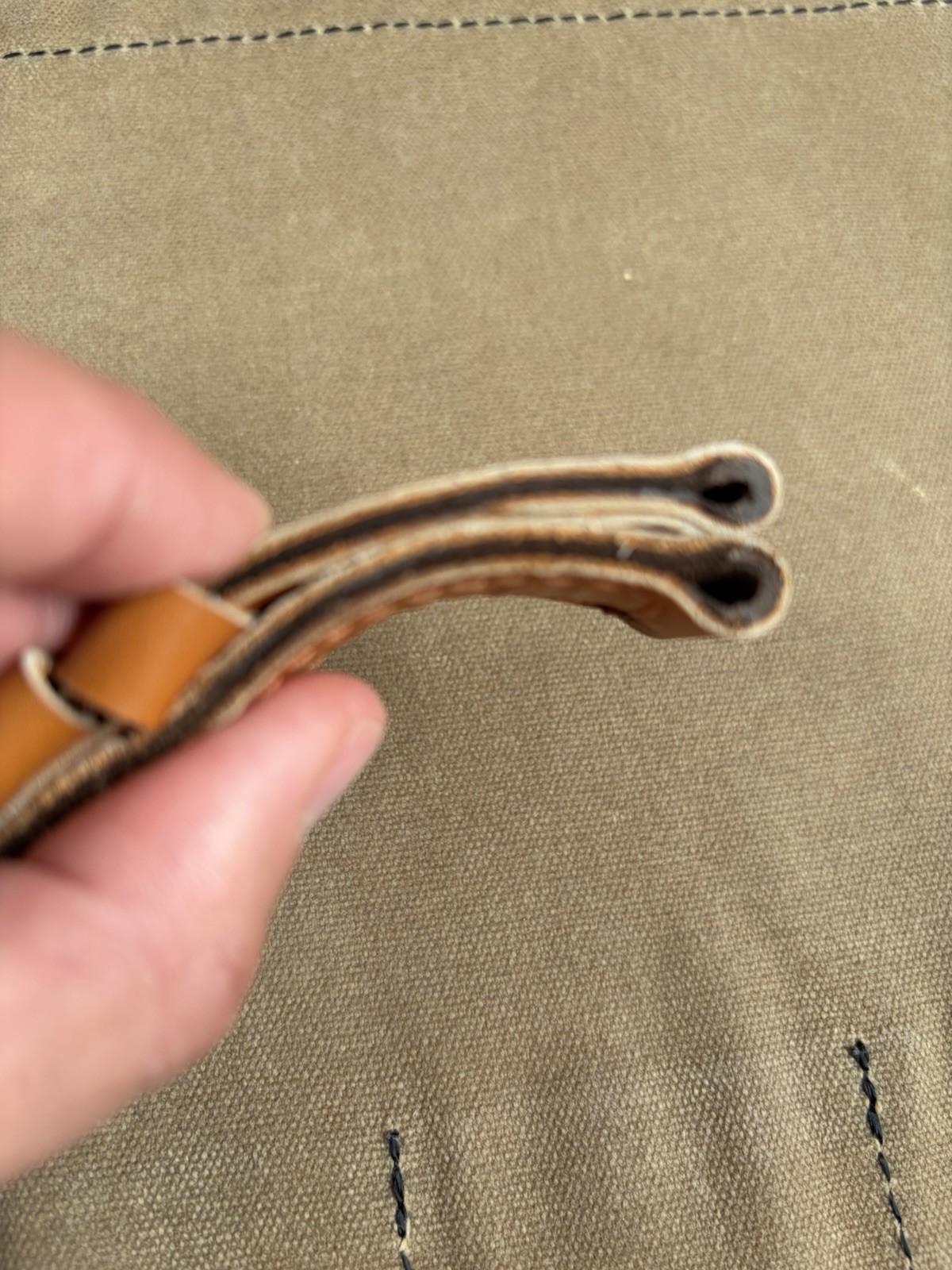 Custom 24mm Panerai Leather Strap 4-5mm Thick Light Brown 127/80 Pre-V Buckle