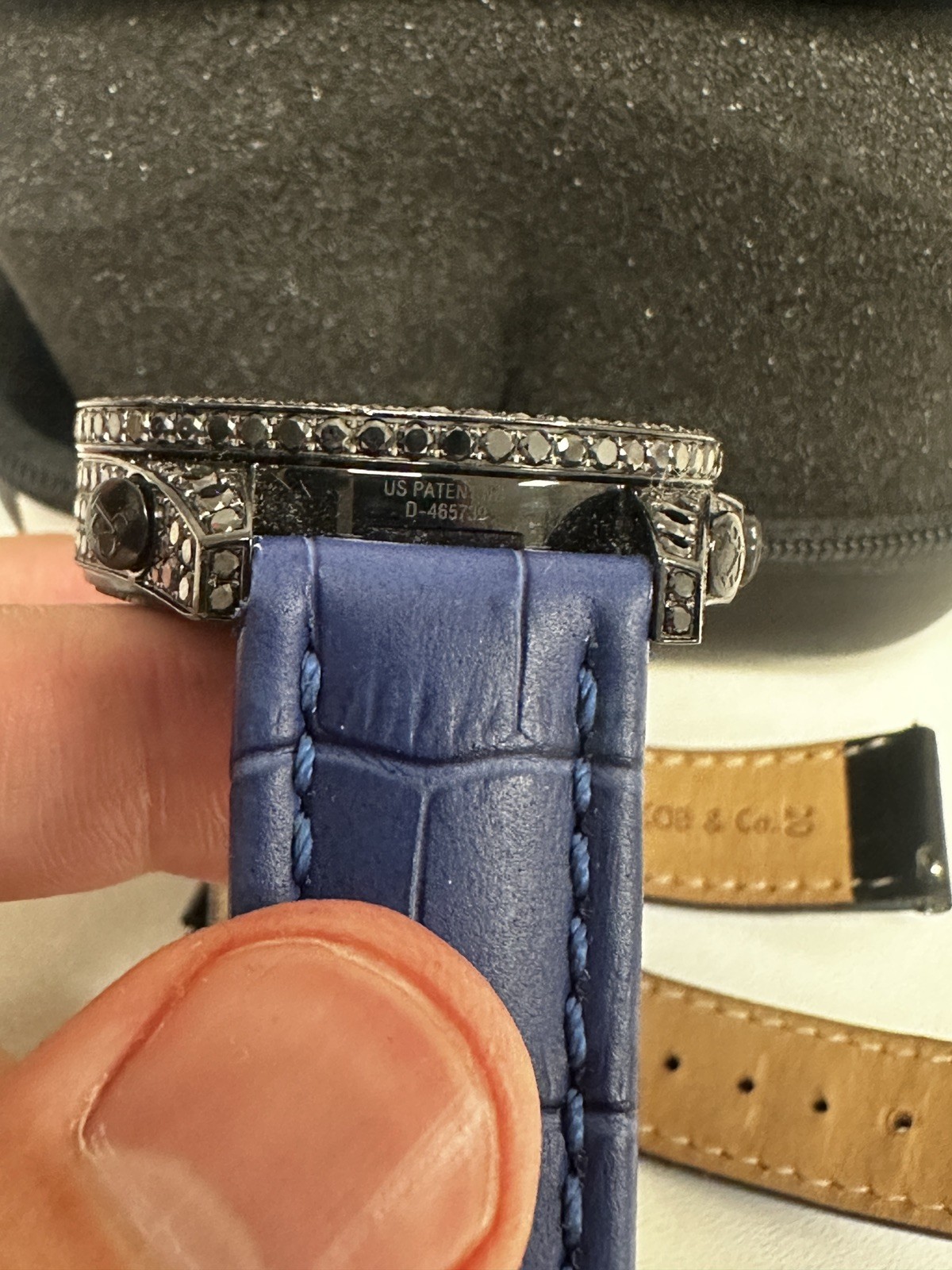 Jacob & Co 5 Time Zone Full Iced Out Factory Black Diamond PVD 40mm Watch JC-130