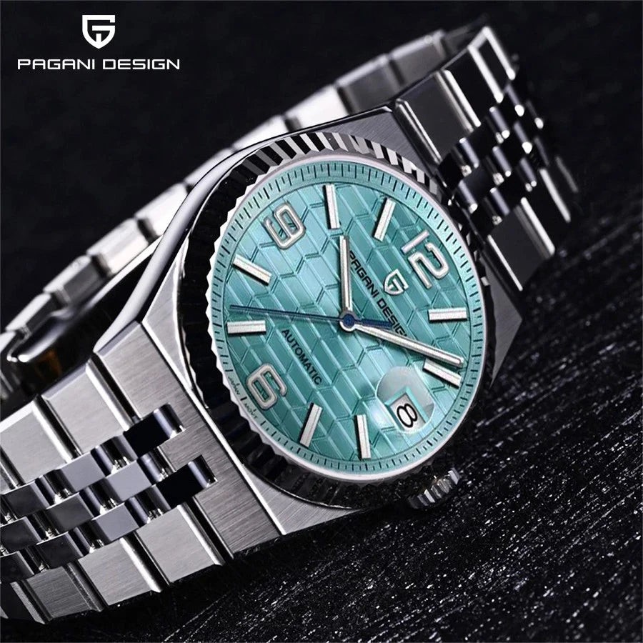 Pagani Design PD-YS027 Sky Blue Stainless Steel Automatic Men’s Watch