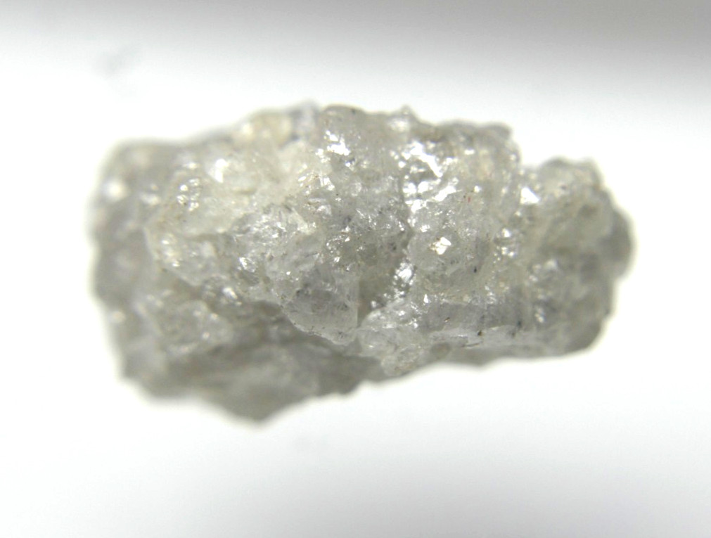 22.03CTS BIG RAW UNCUT GRAY WHITE ROUGH DIAMOND 20.50×12.50×11.05 MM