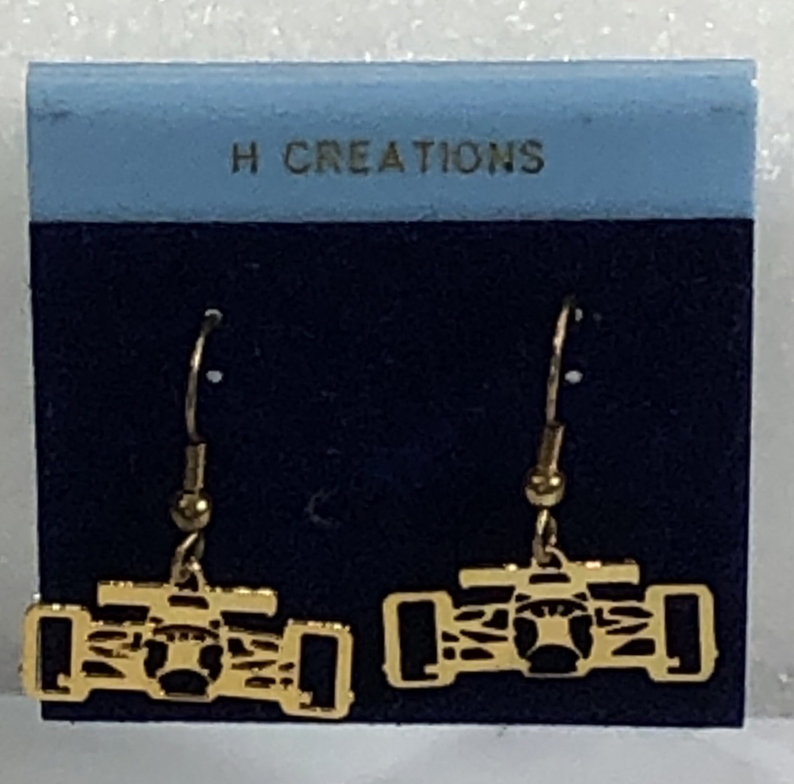 Formula One Earrings Dangle Laser Cut H Creations by Hoffman – Vintage