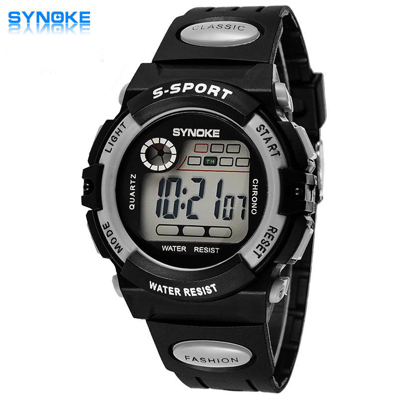 Waterproof Kids Digital Electronic Watch Sports LED Watches Children Boys Girls