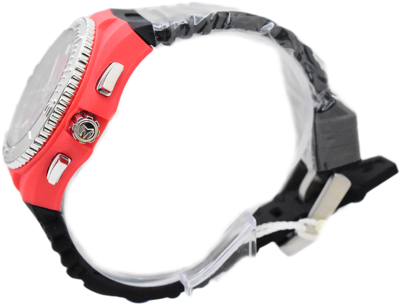 TechnoMarine Cruise JellyFish Men’s 46mm Red Weave Dial Chrono Watch TM-115113