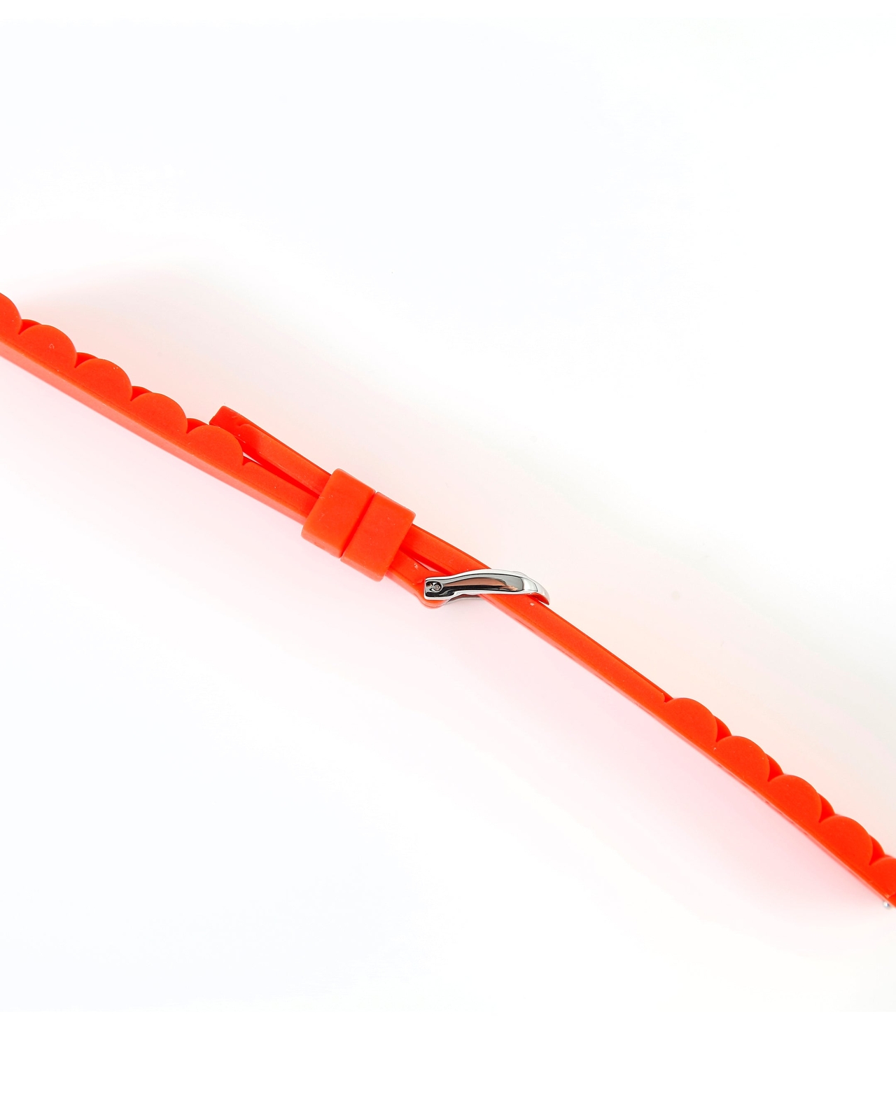 Ecclissi 18mm x 16mm Orange Rubber Strap original Buckle 18mm x 16mm 23980