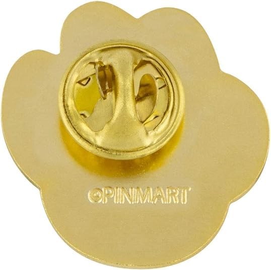 Animal Paw Print Enamel Pin -Quality Jeweler’s Metal, Die Struck, Enamel Filled