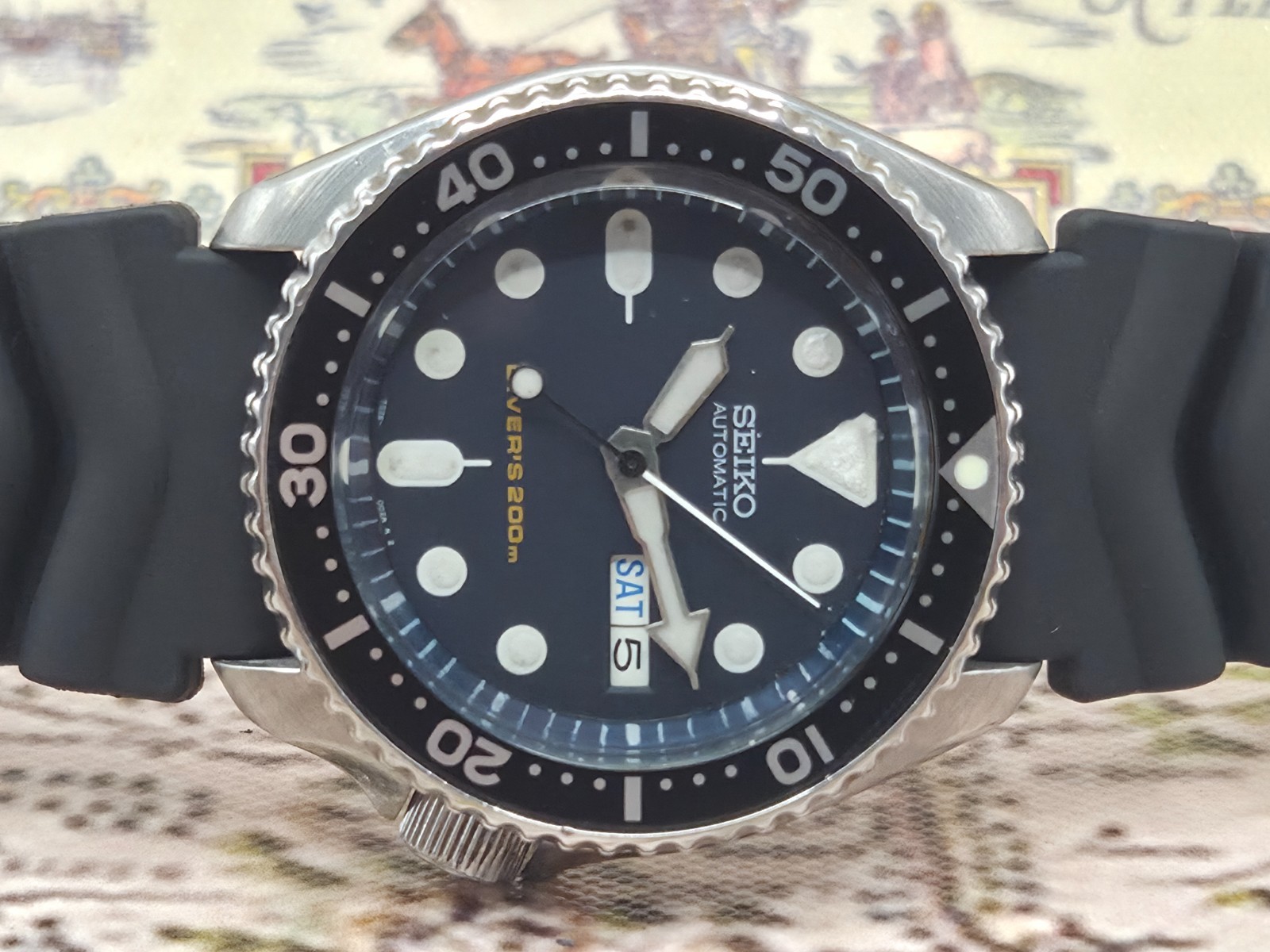 Seiko Automatic Watch SKX007 Mens Scuba Divers 200M 7S26-0020 c.June 1997 BOXED