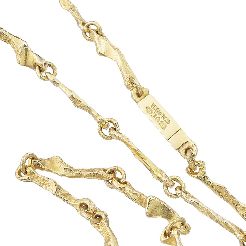 Lapponia chain 585 Yellow gold 1993 Björn Weckström