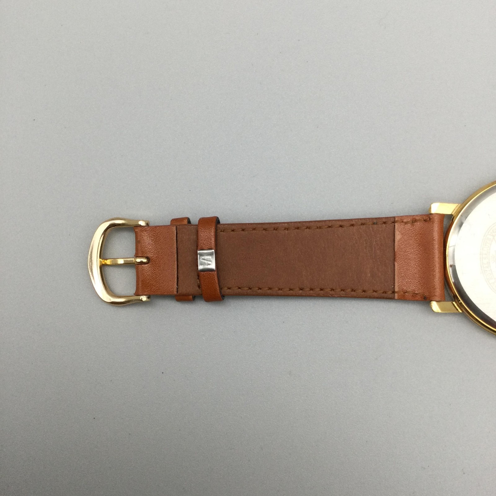 Royal Salute 21 Year Whiskey Mens Watch 36mm Dual Time Brown Leather New Battery