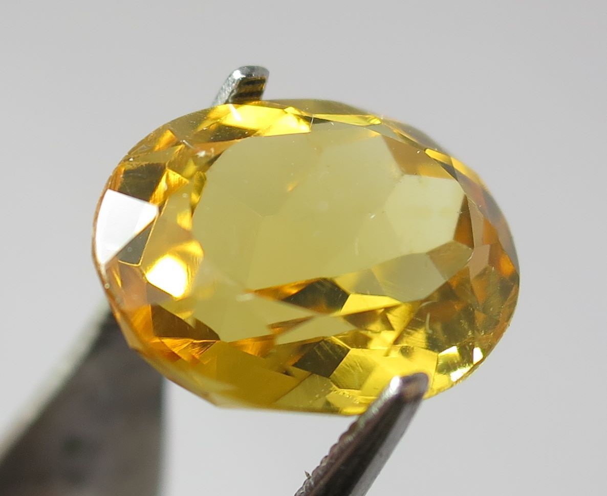 Golden Citrine 10.7 x 13mm Oval 6.47 CTS Free USA Shipping