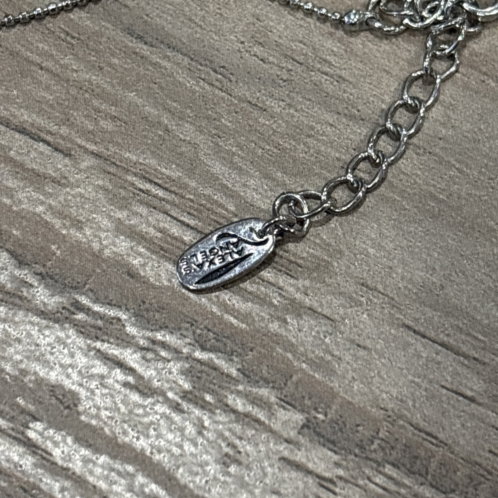 Alexa’s Angels Necklace Silver Tone With Heart