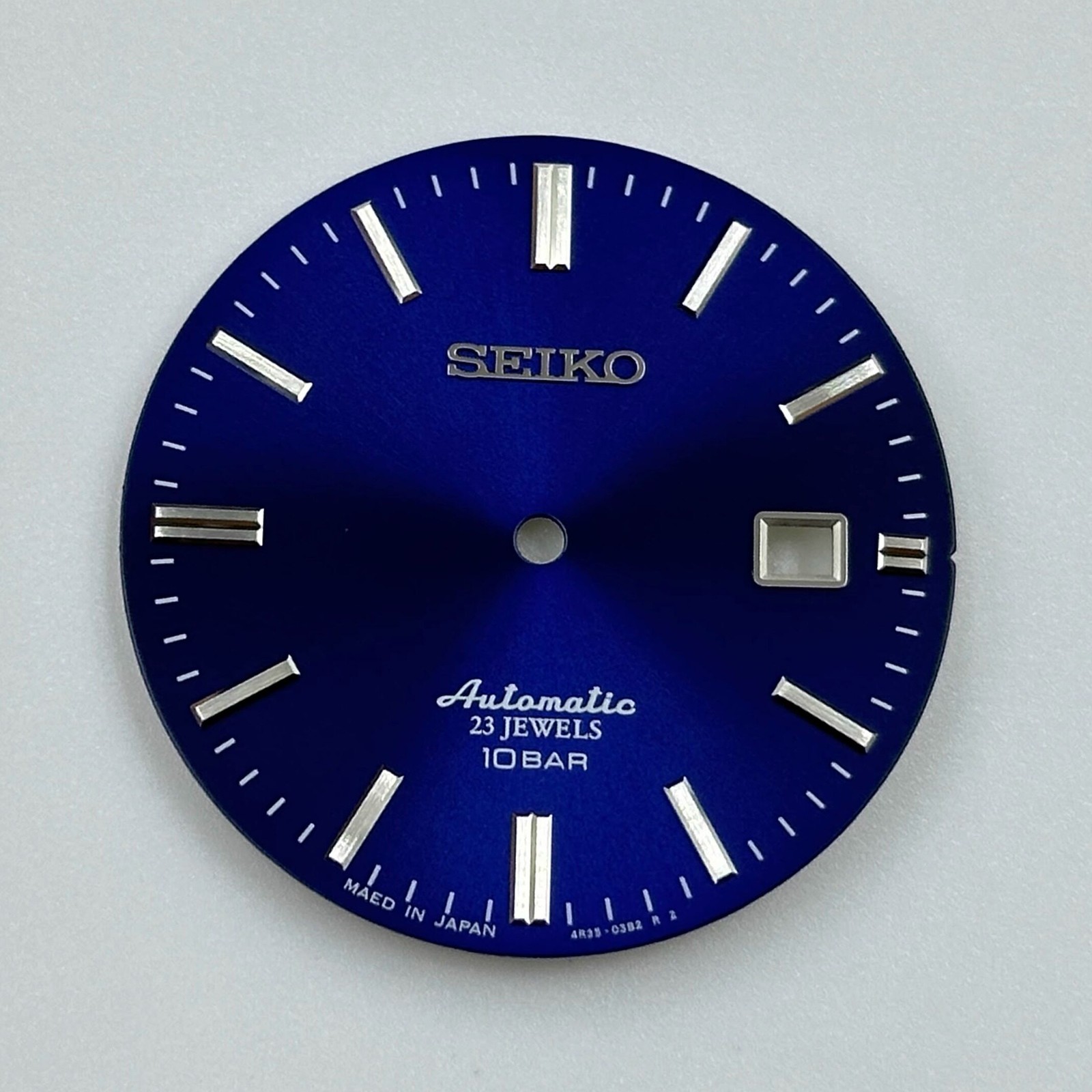 34mm Sunburst Pattern Watch Dial No Luminous for Nh35 Movement Watch Parts