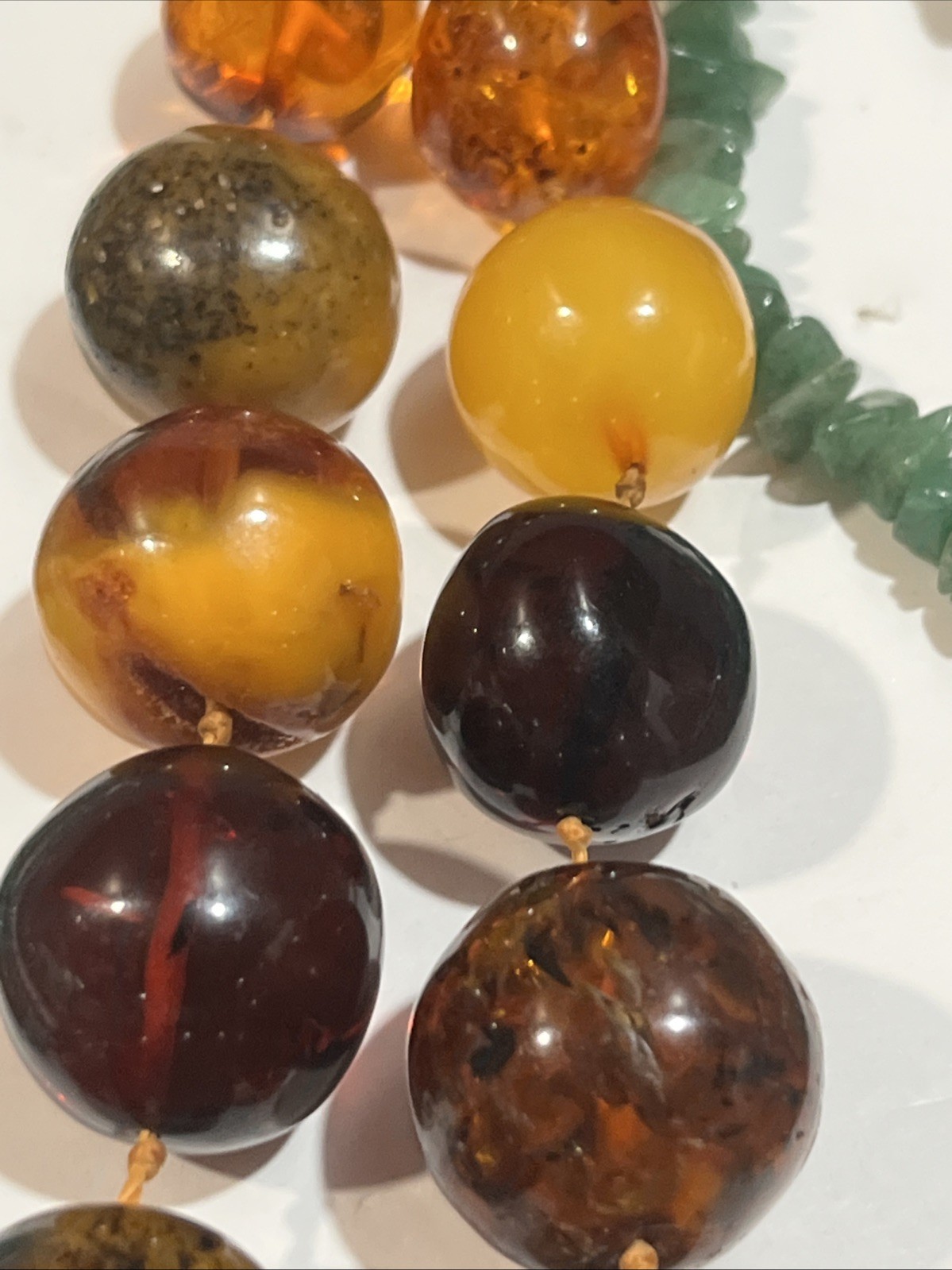 Beads And Stone Jewelry Mix Lot Multicolors Size Vintage & Modern