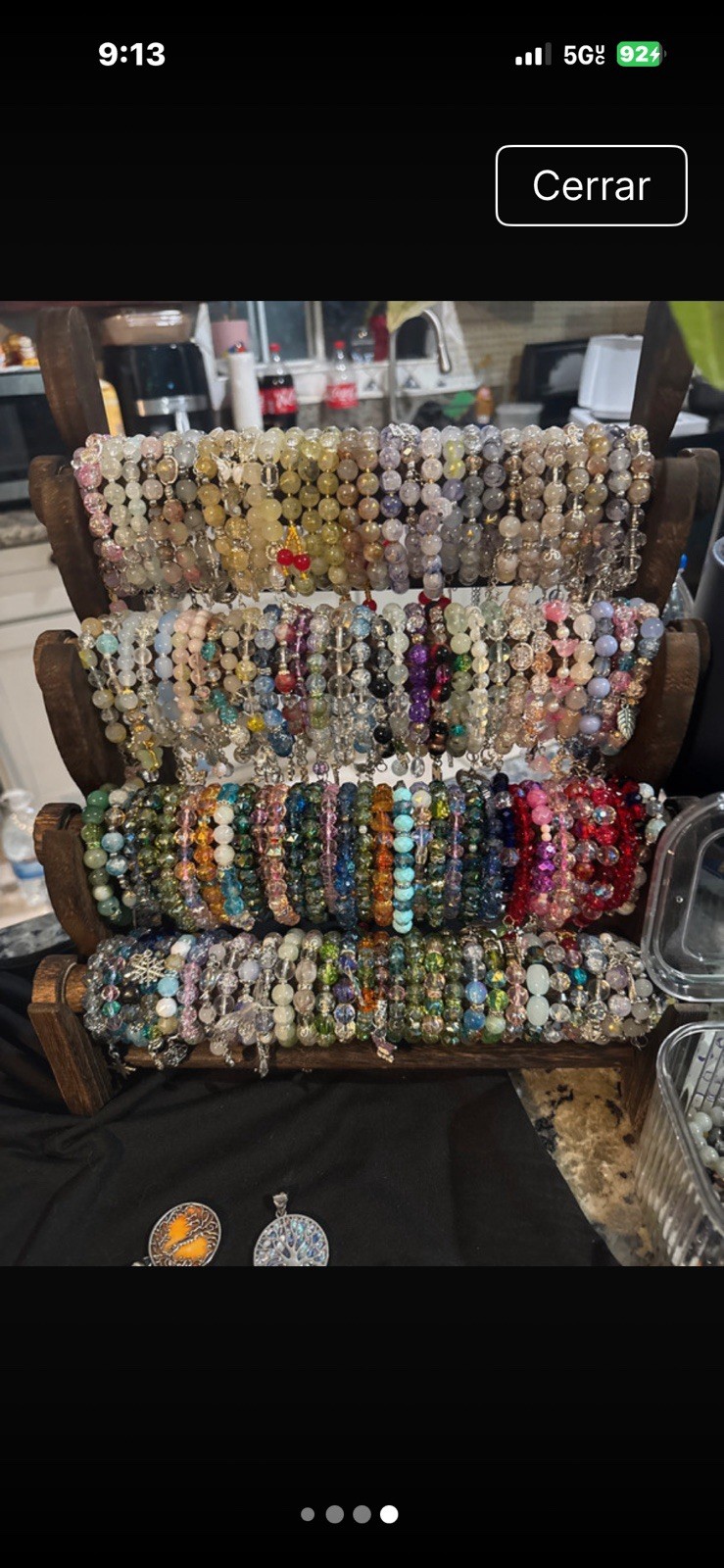 Mixed Jewelry Lot 50+ Multicolor Beaded Stretch Bracelets Mixed Materials