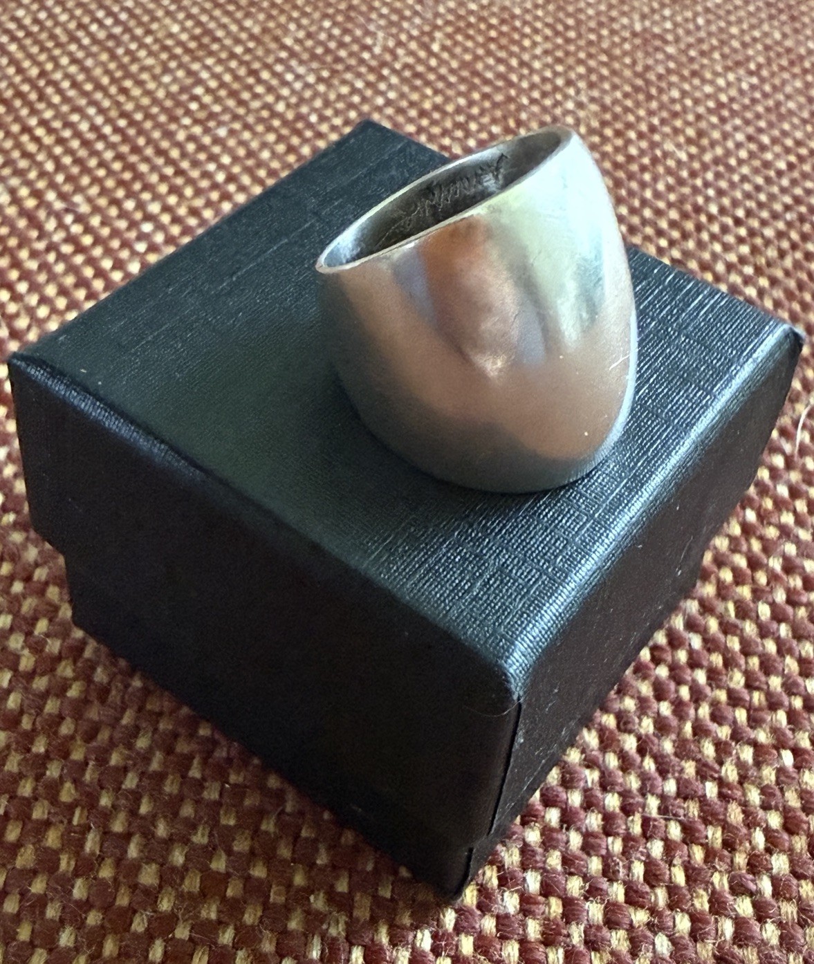 Sarah McGuire Studio Silver Sleeve Ring Size 5.5-6