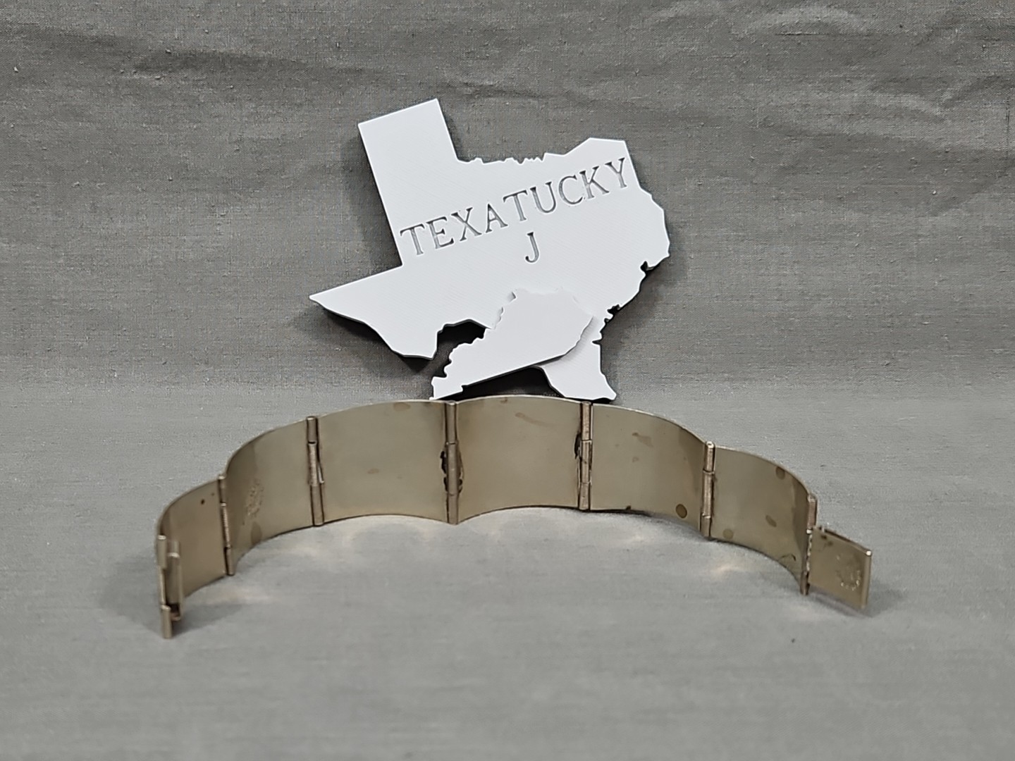 Vintage Alpaca Silver Mexico Two-Tone Mayan Sun Eagle Warrior 6¾” Panel Bracelet