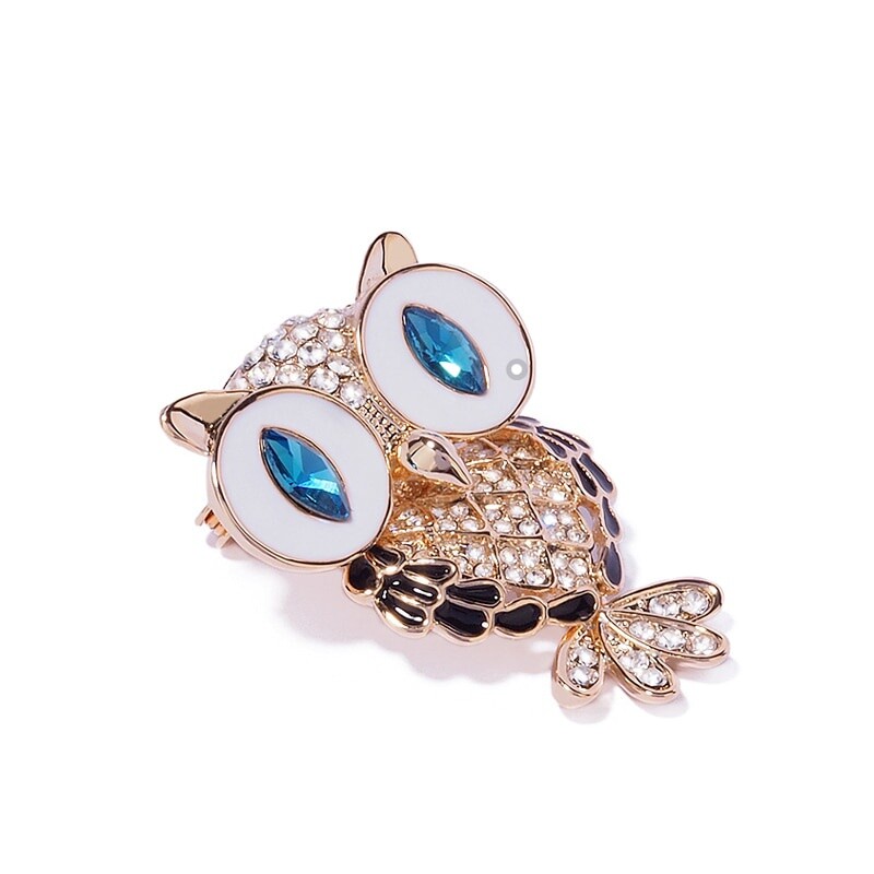 High-end Owl Brooch Cute Trend Personality Temperament Corsage Accessories