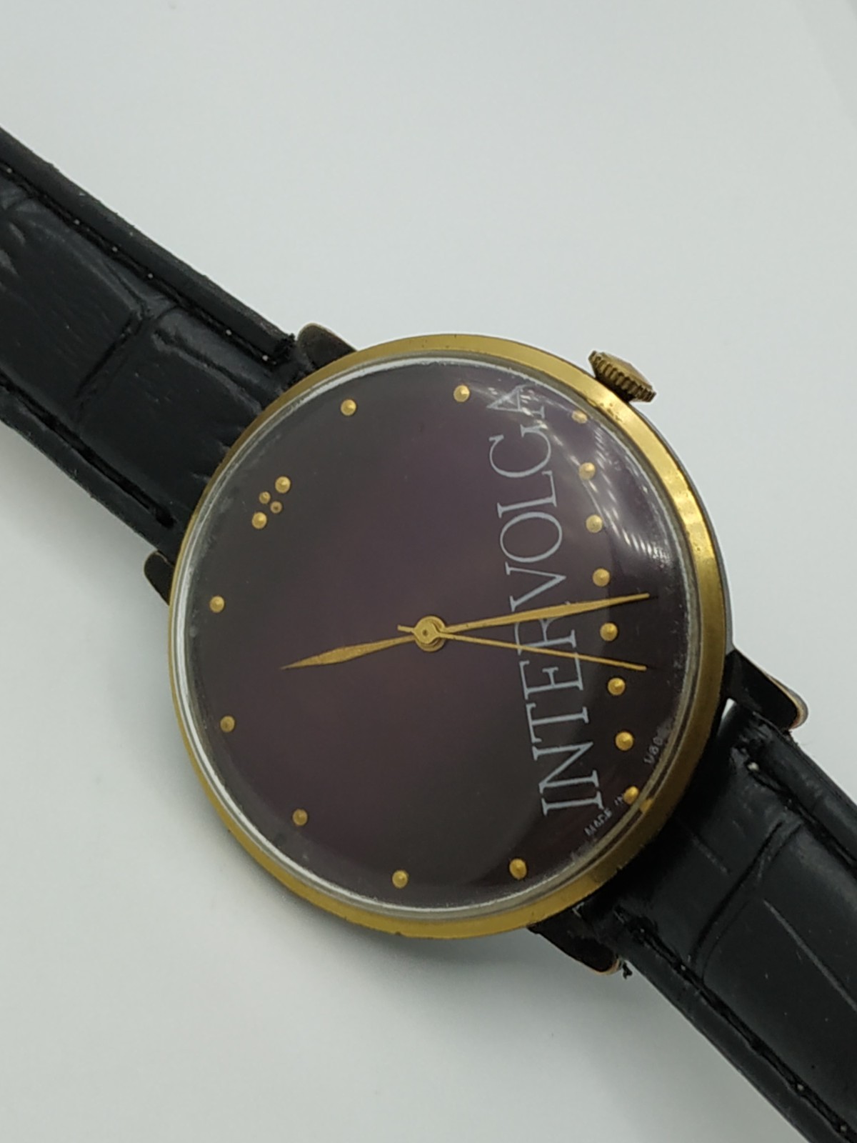 Men’s Vintage Watch Zarya SEKONDA INTERVOLGA USSR Mechanical Retro Soviet Dress