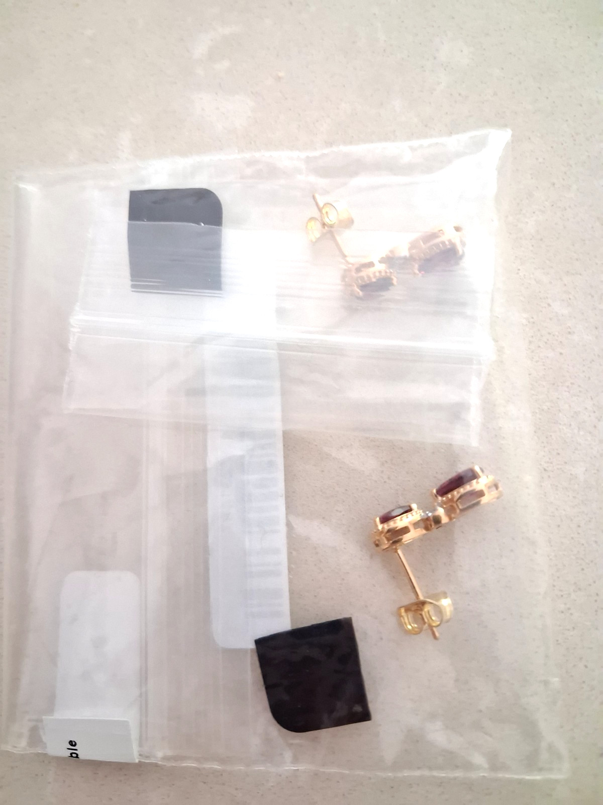 Orissa Rhodolite Garnet and Natural Zircon Sterling Silver Earrings – New/Sealed