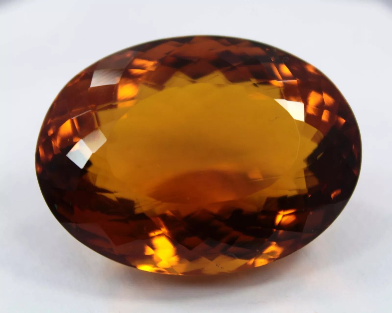 Natural EGL Certified Oval Cut Imperial Topaz 195 Ct A++Brazilian Loose Gemstone