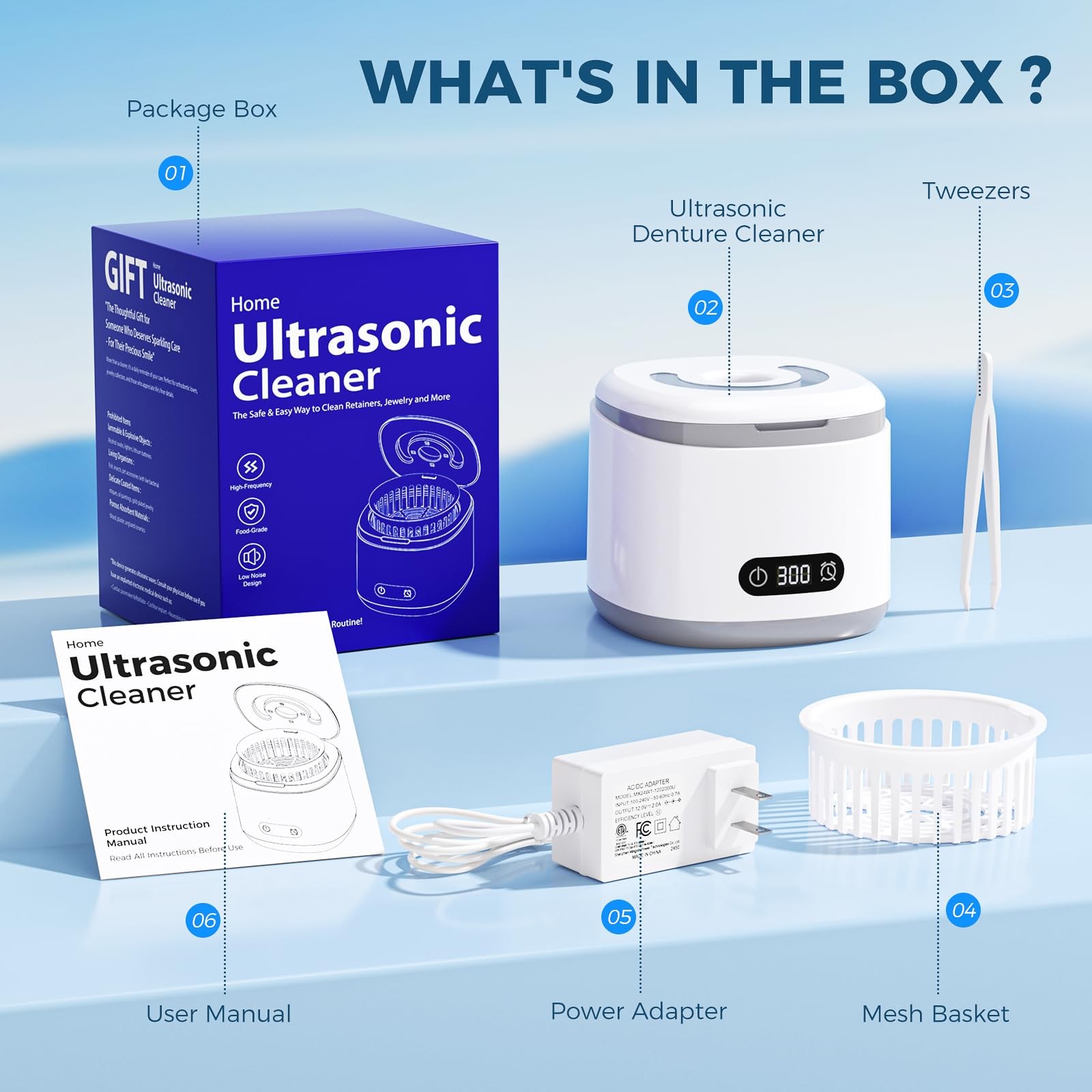 Jewelry Cleaner Ultrasonic Machine, Ultrasonic Retainer Cleaner Machine for M…