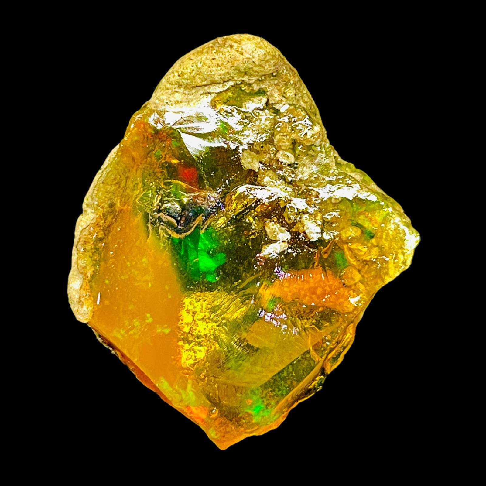 40.55 Cts Natural Ethiopian Opal Rough 35x30mm Huge Untreated Loose Gemstone