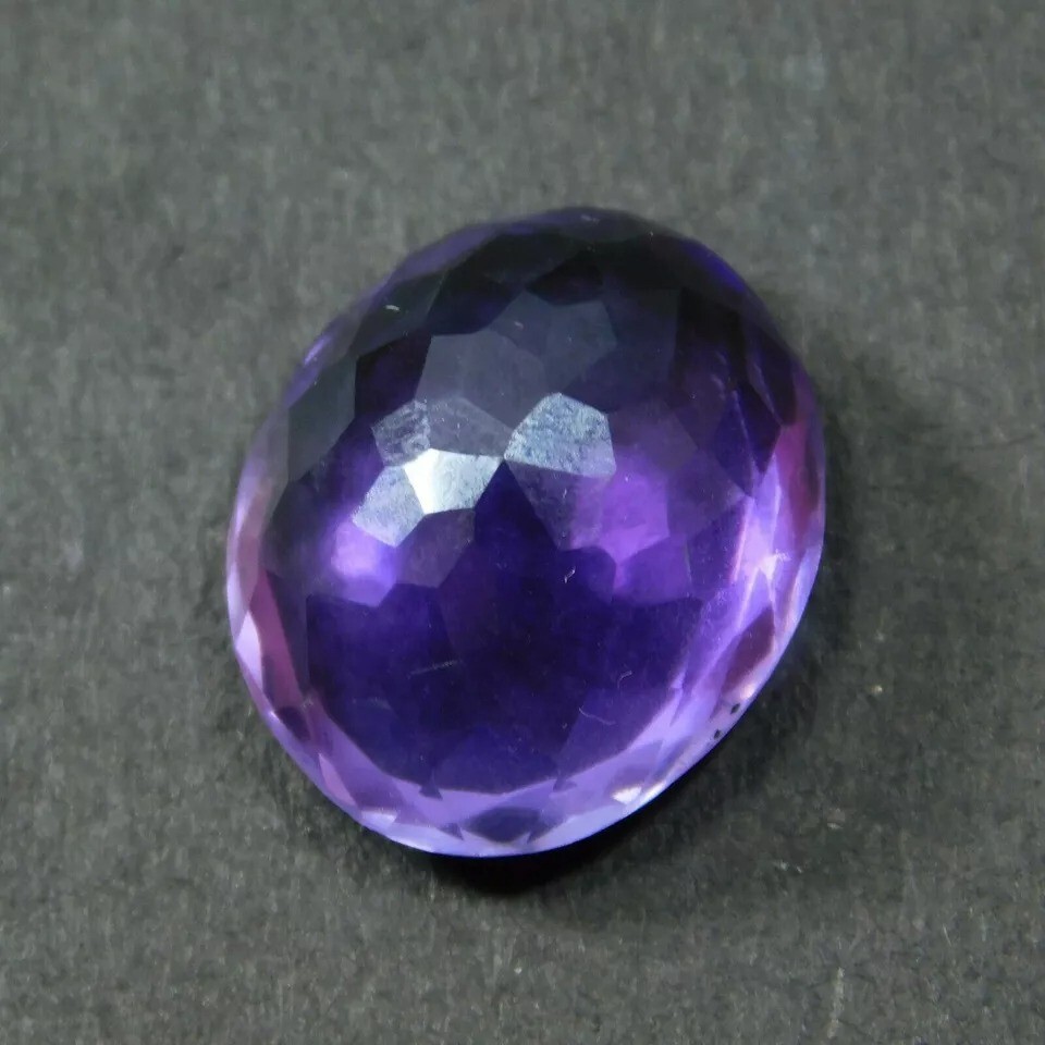 Amethyst Purple Oval Cut Natural 10+ Ct Certified Loose Gemstone For Ring Making