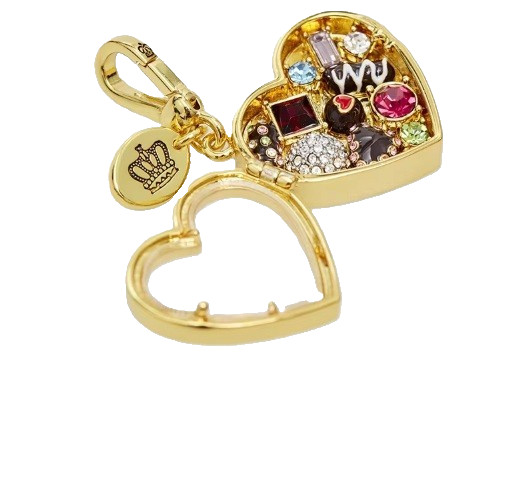 Juicy Couture 2011 Limited Edition Opening Heart Box of Chocolates Charm Pendant