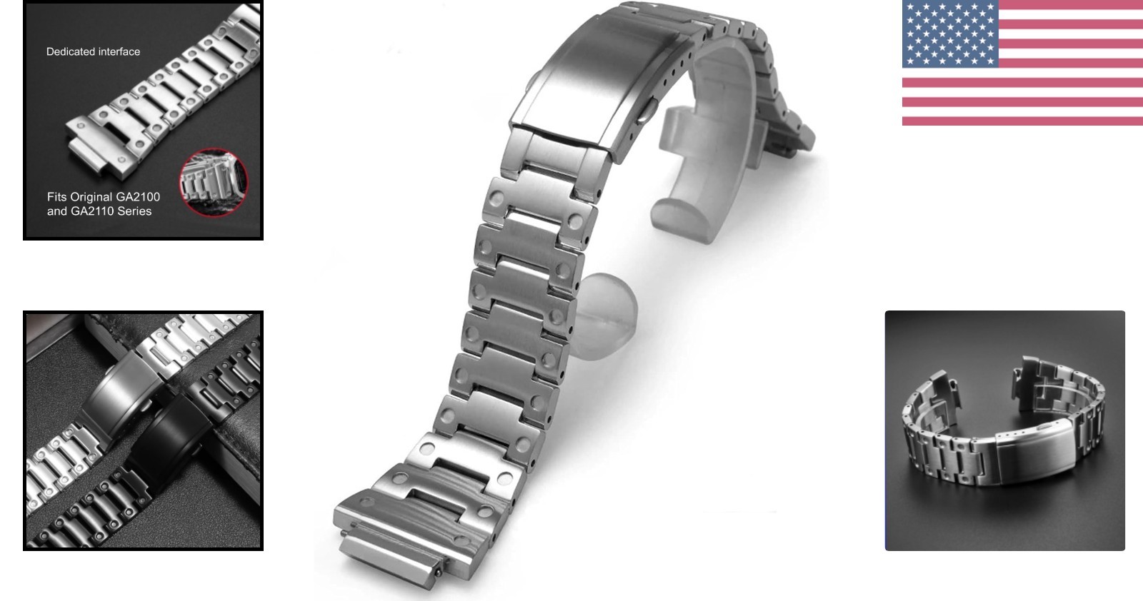 Upgrade Your G-Shock with a 304 Steel Band for GA2100/GA2110 | Fast Installation