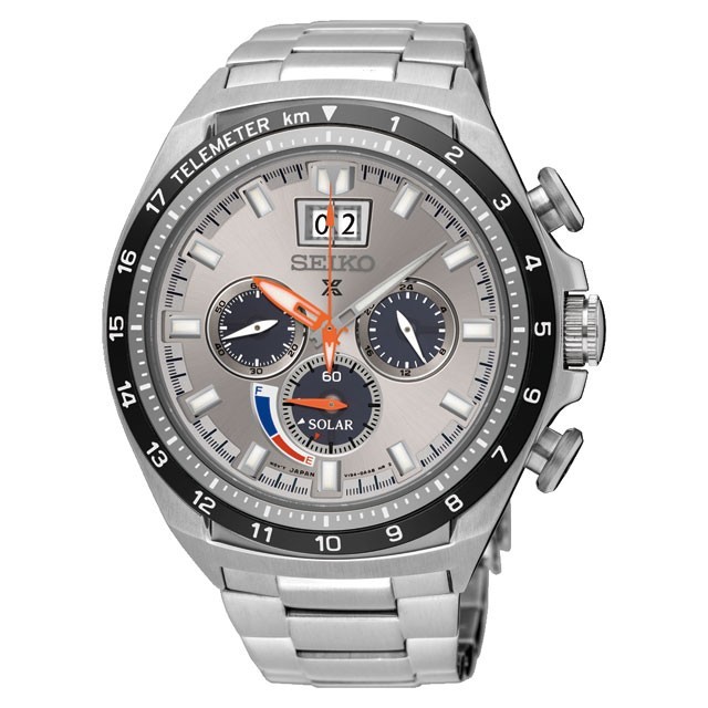 Seiko Prospex Solar Chronograph Stainless Steel Men’s Watch SSC599P1