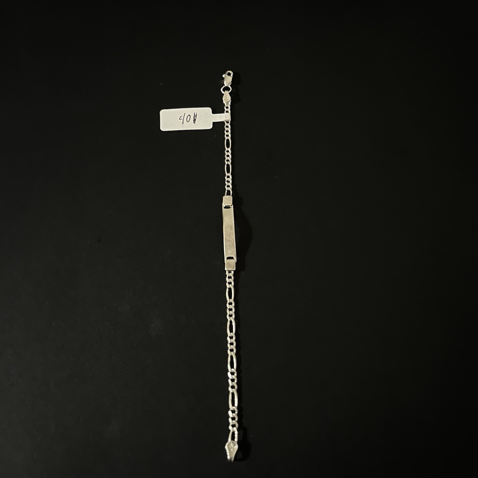 Esclava De Plata 925 Con Diseño Fígaro,925 Silver Bracelet – 7 Inch