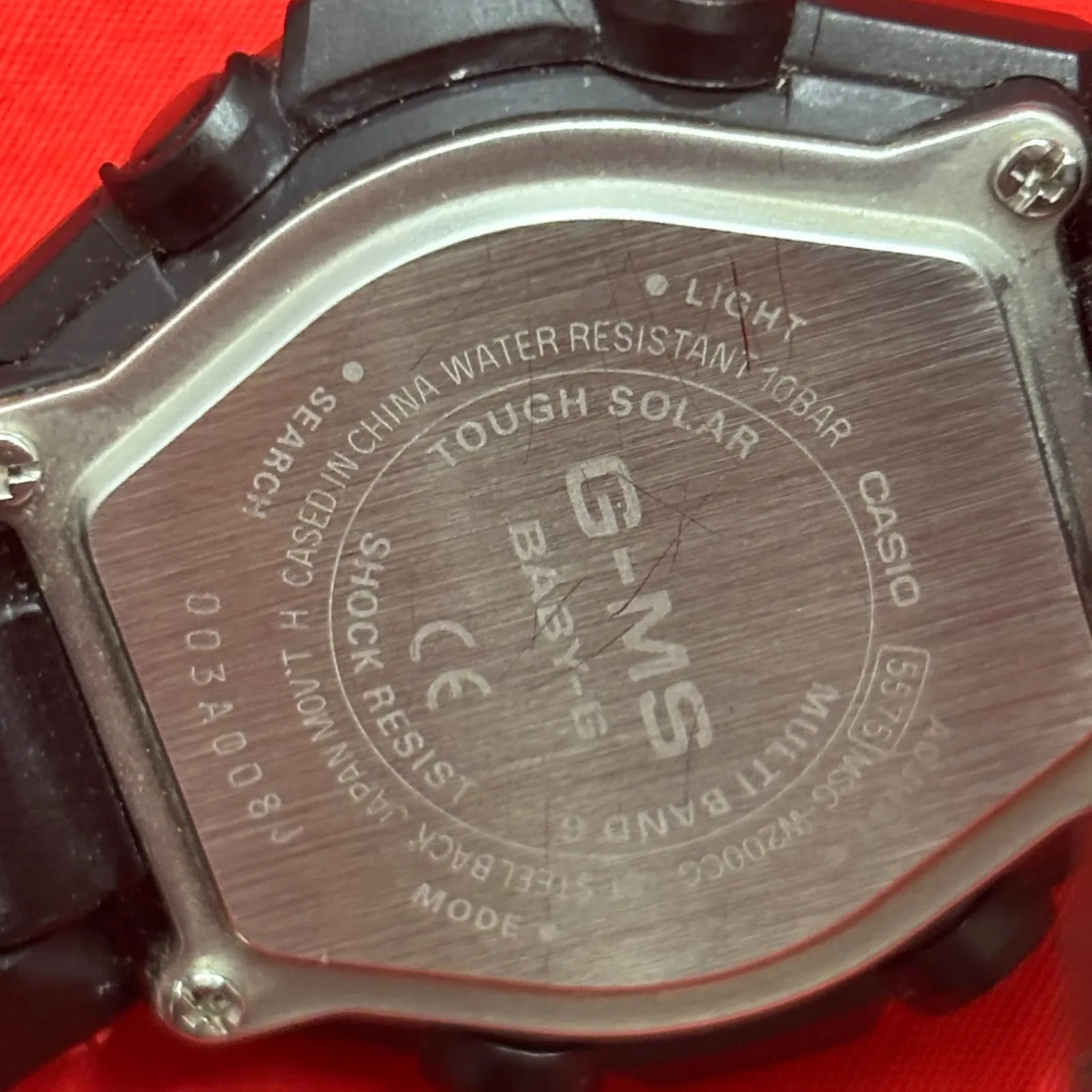 Working condition CASIO BABY-G Solar MULTI BAND 6 G-MS MSG-W200CG Casio watch fo