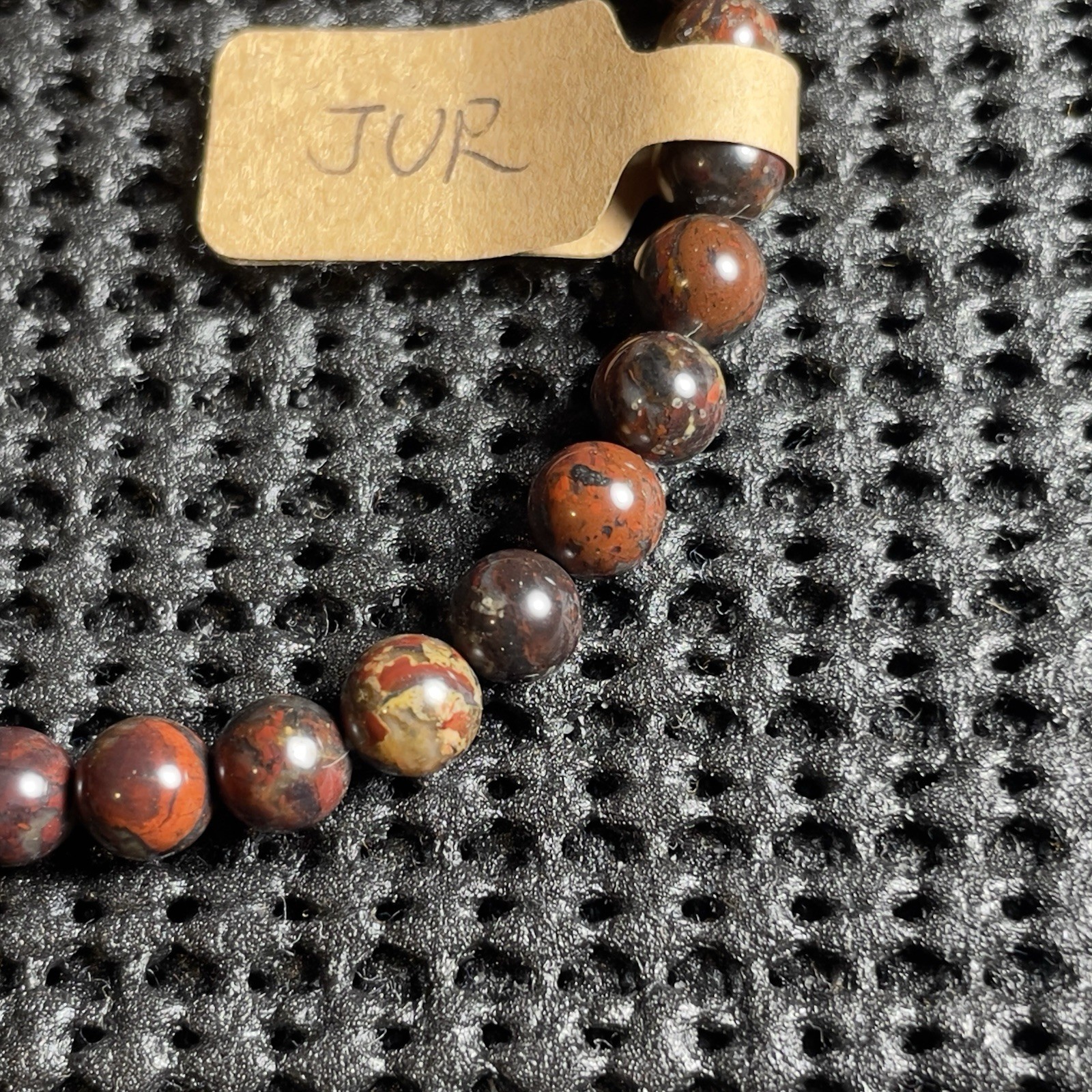 5mm Red Pietersite Agate Bracelet Gemstone Healing Crystal Reiki Chakra Gift Men
