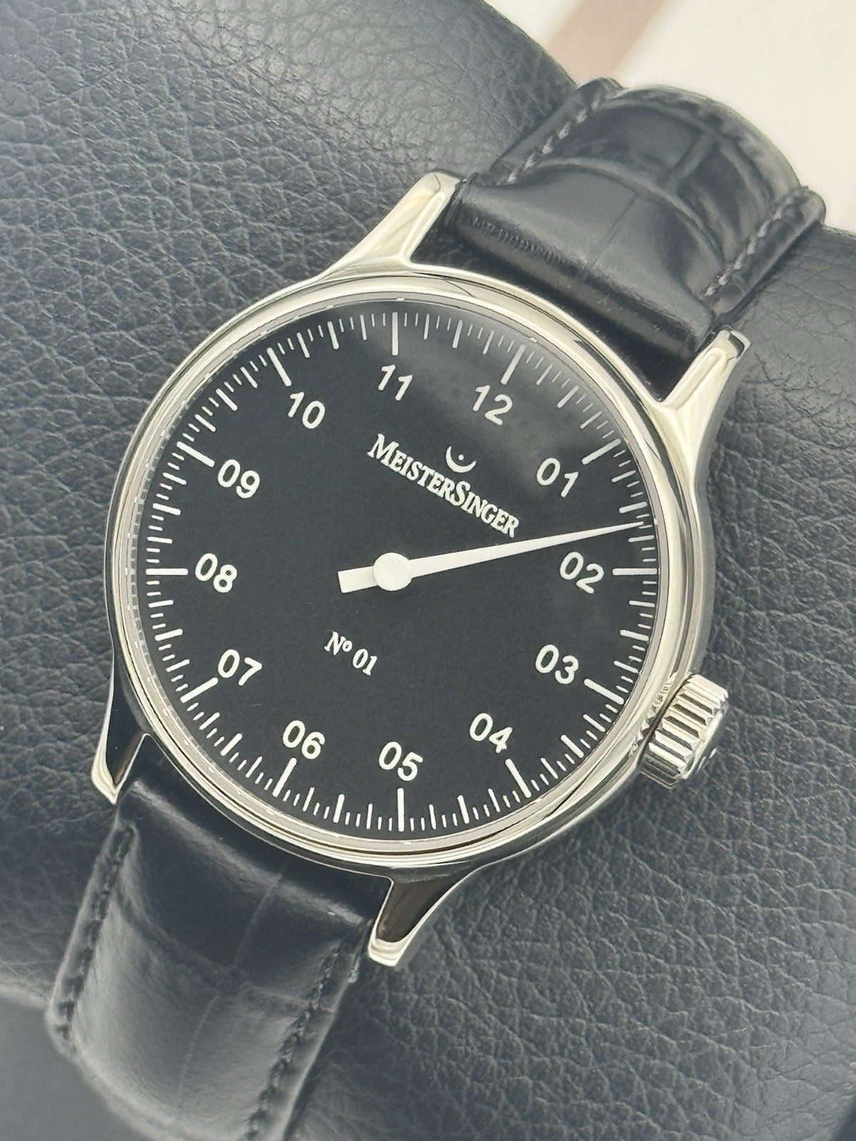 MEISTERSINGER NO. 1 SINGLE HAND! SWISS AUTOMATIC! *FULL SET UNWORN!