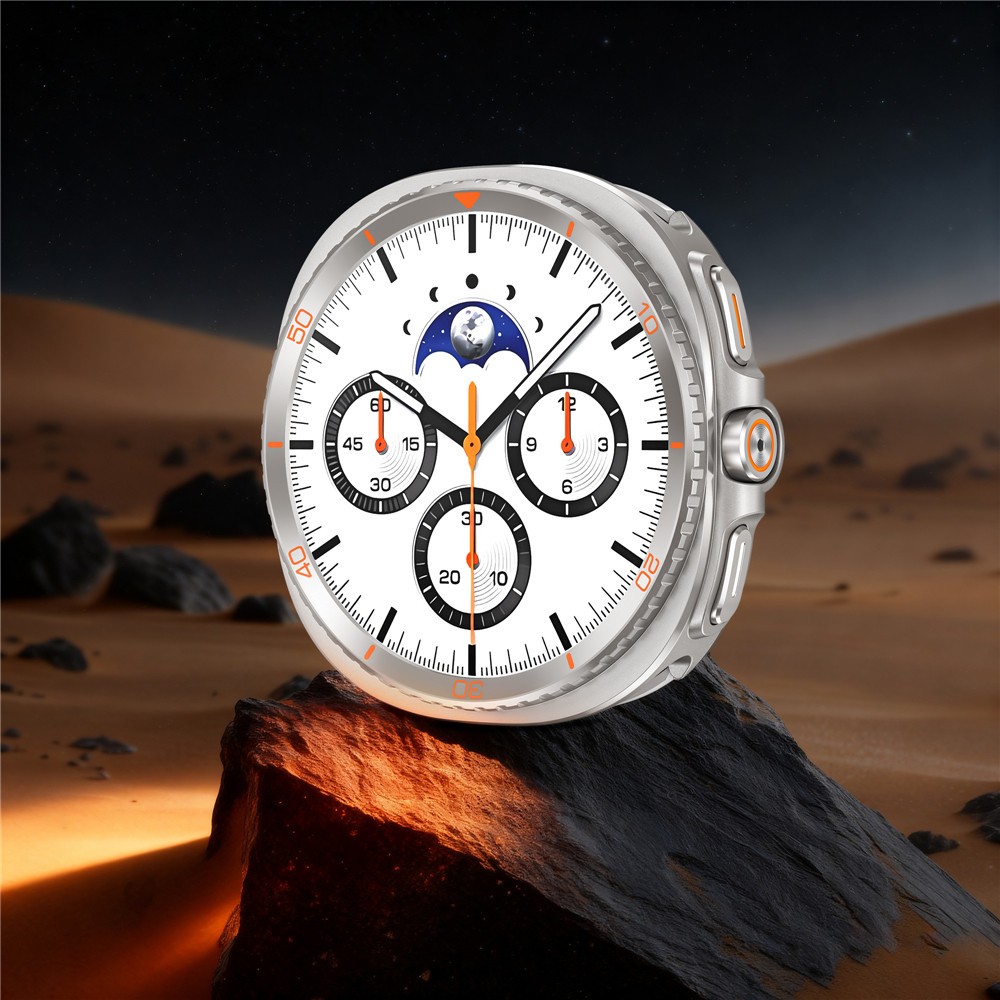 Hard Metal Watch Case Rugged Frame Bumper for Samsung Galaxy Watch 8 40mm 44mm