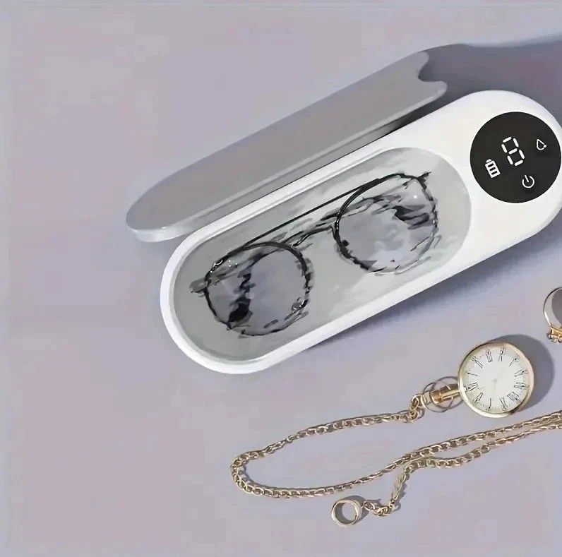 Ultrasonic Glasses Cleaner Wireless Eyewear Cleaning Machine USB