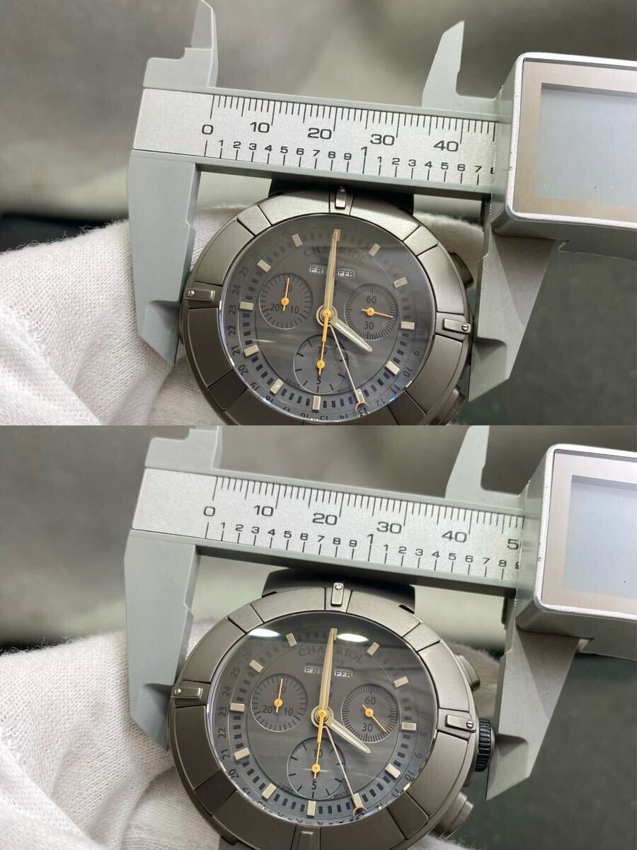 [B1Y] CHARRIOL GENEVE Celtica CELT44 Chrono Quartz Men’s Watch [m6z]