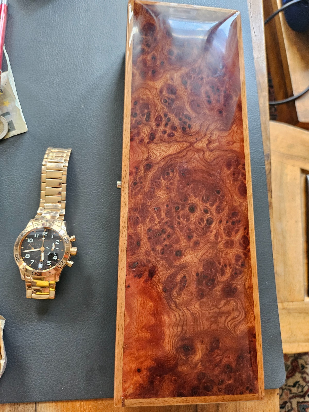 Breguet men automatic swiss made 18k rosegold, Fullgold, Chronograph, Fullset