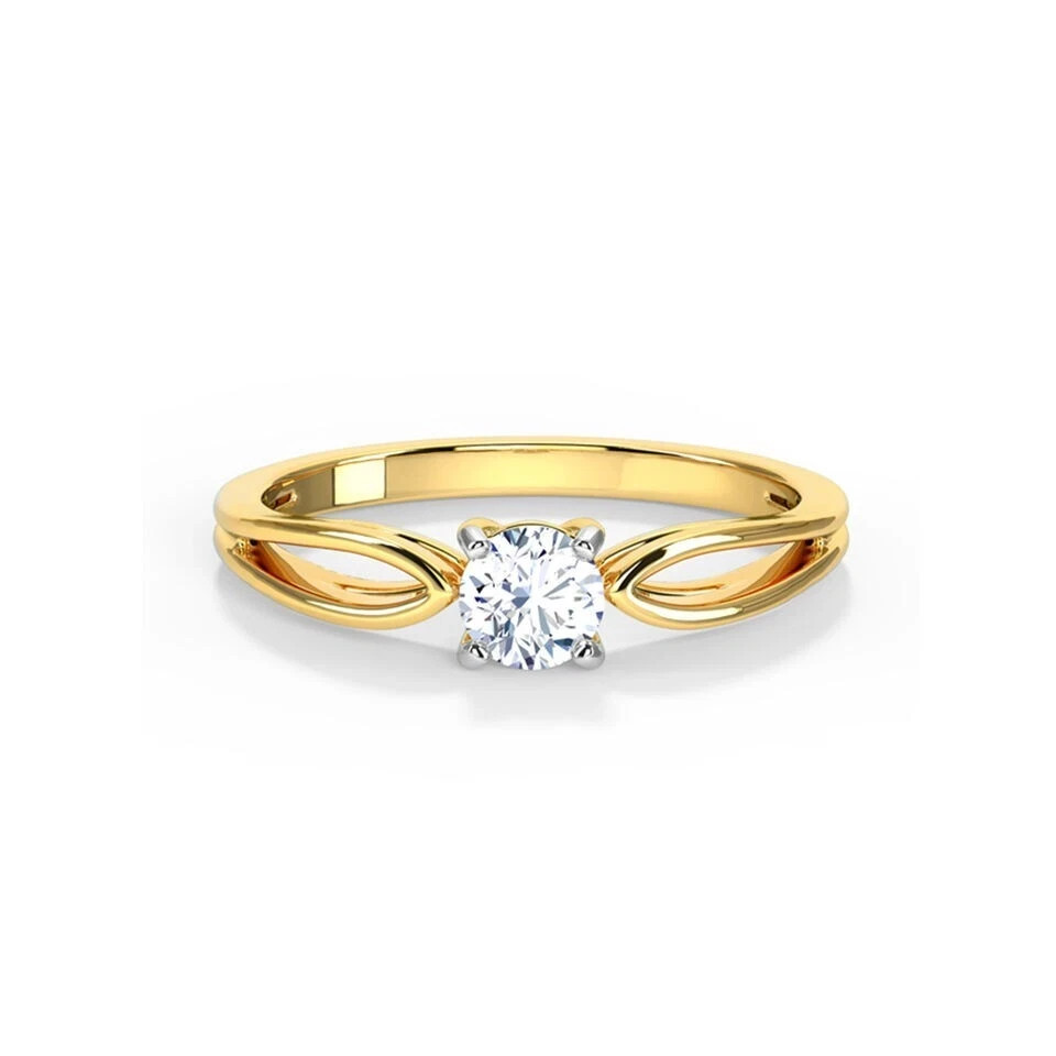 1 CT E-F/VS IGI Certified Lab-Grown Diamond Engagement Ring in 14K White Gold