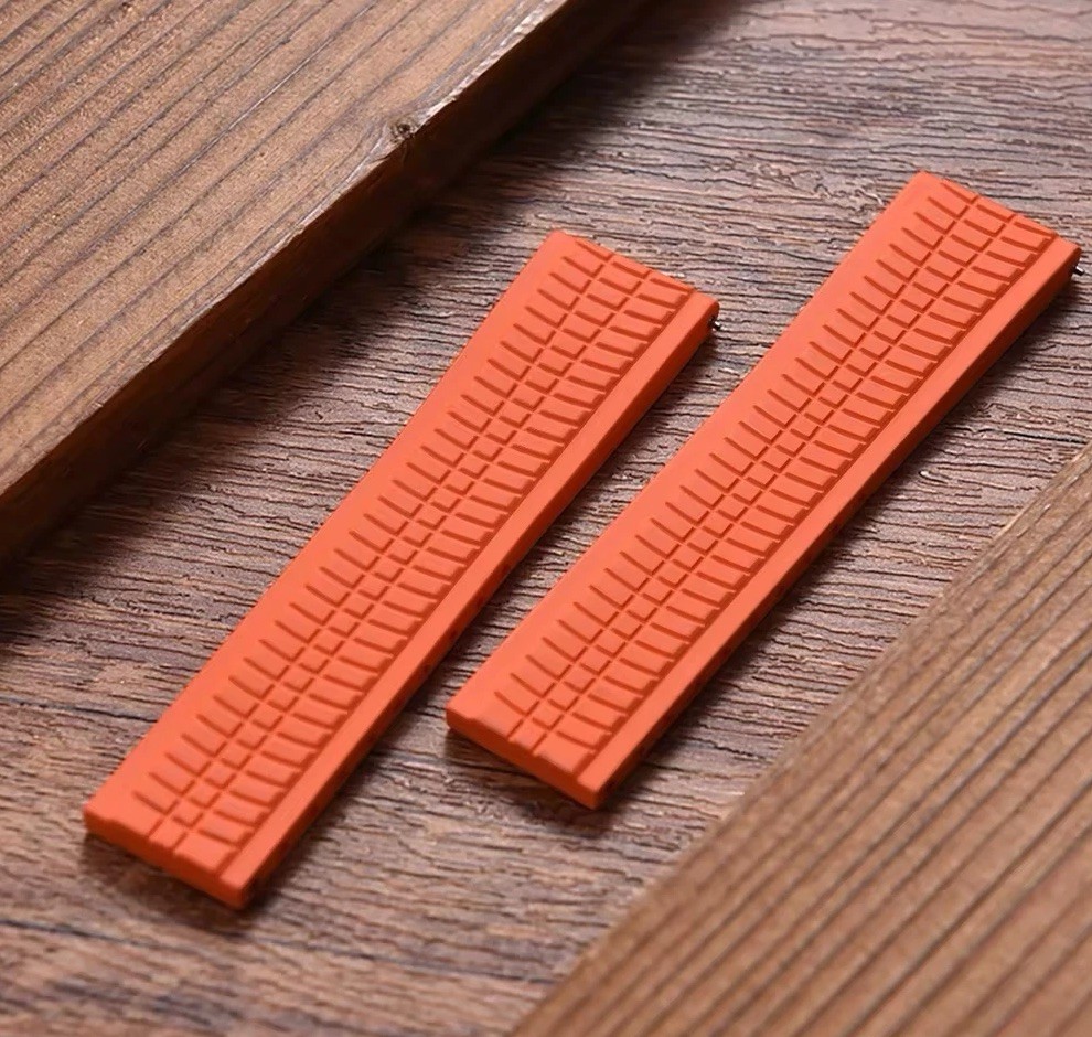 18mm 20mm 22mm FKM Rubber CTS Strap Cut To Size For Patek Philippe -New Design
