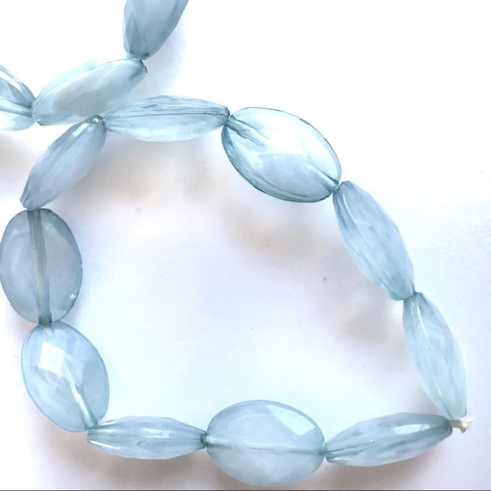 Blue Spring Stackable Stretch Bracelet 2 Piece Set