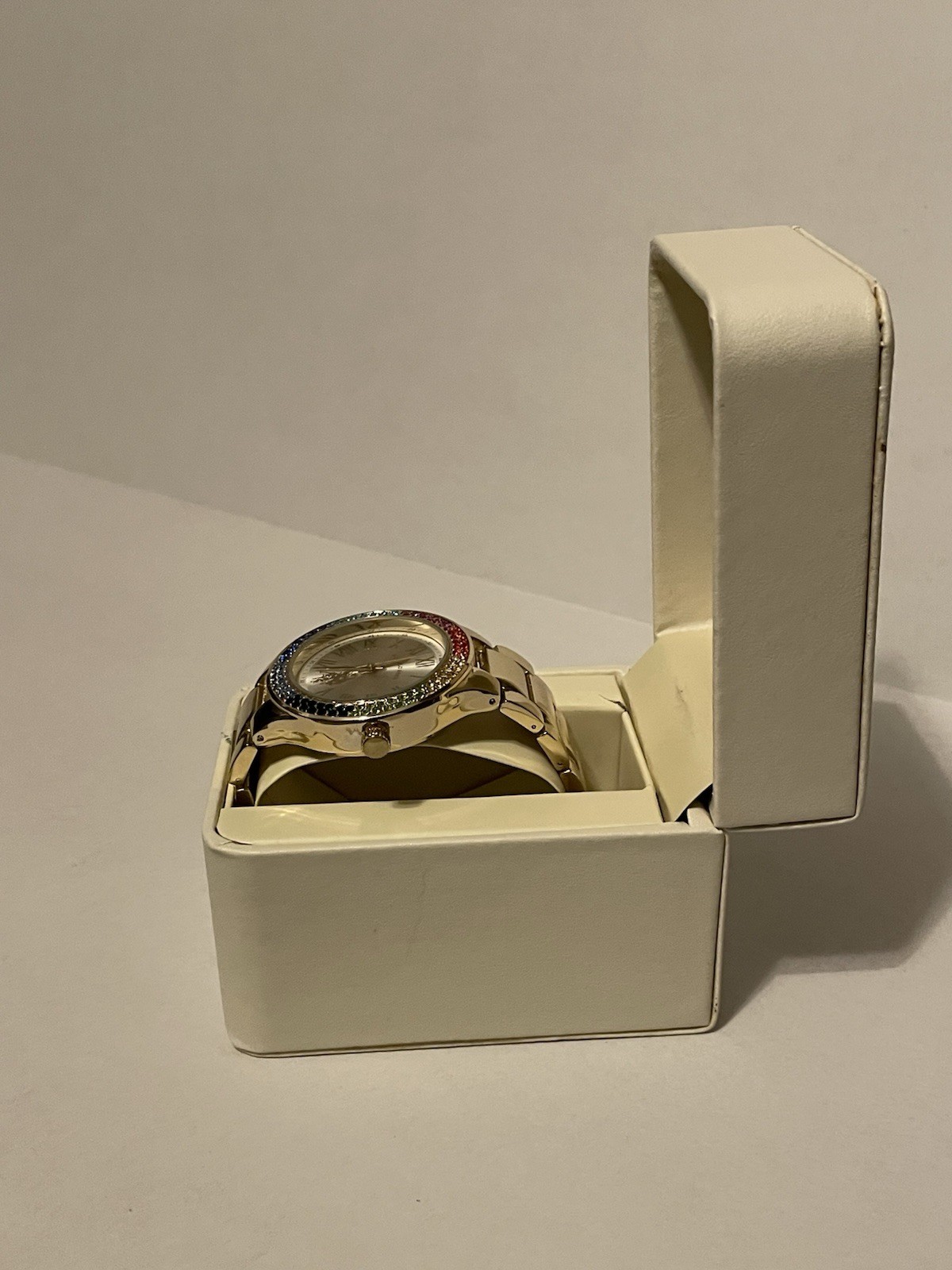 U.S. Polo Assn. Unisex Rainbow Gold Watch
