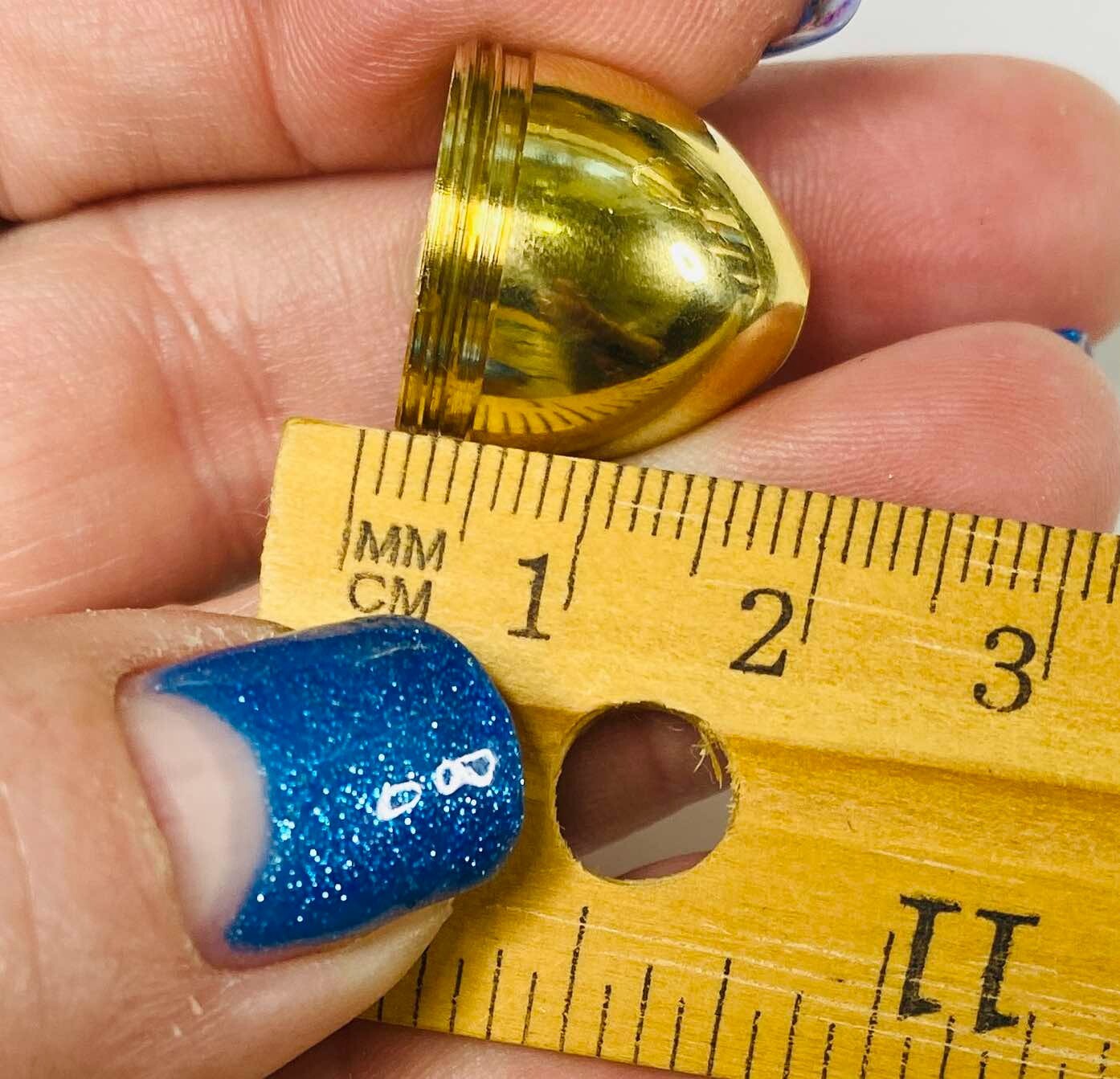 Retro ACORN Vial Pendant Pill box Opens, Unscrew Top, Men, Unisex