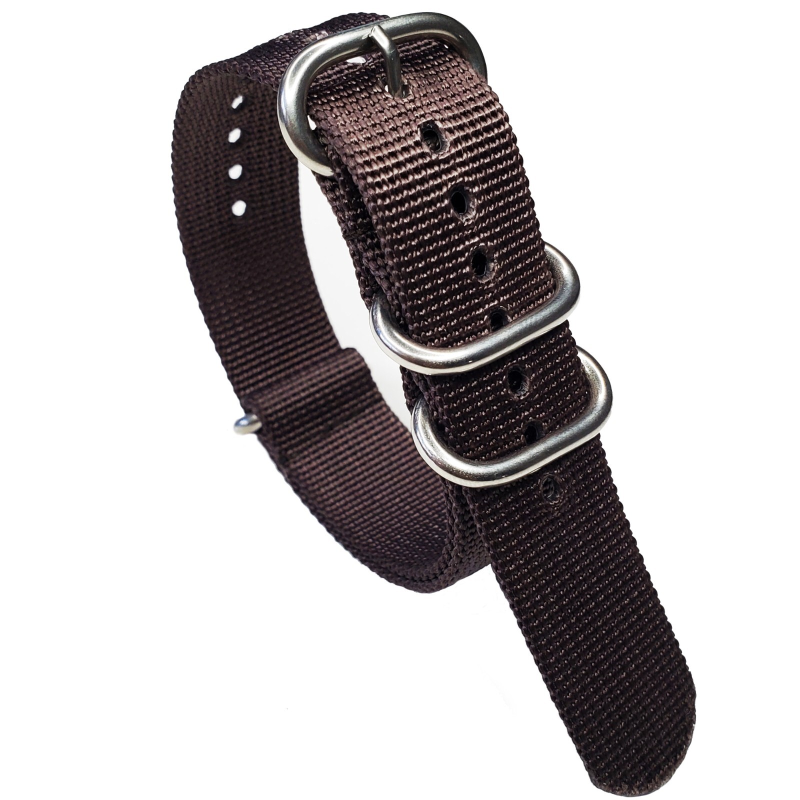 NATO G10 D-Ring Heavy Ballistic Nylon strap UTC Dive watch band Satin Finish USA