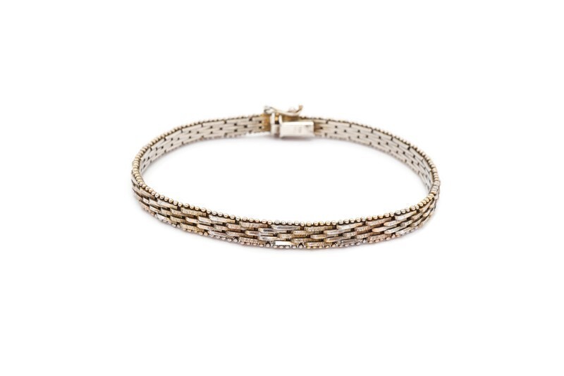 Sterling Silver 925 Bracelet 7.25″ Italy