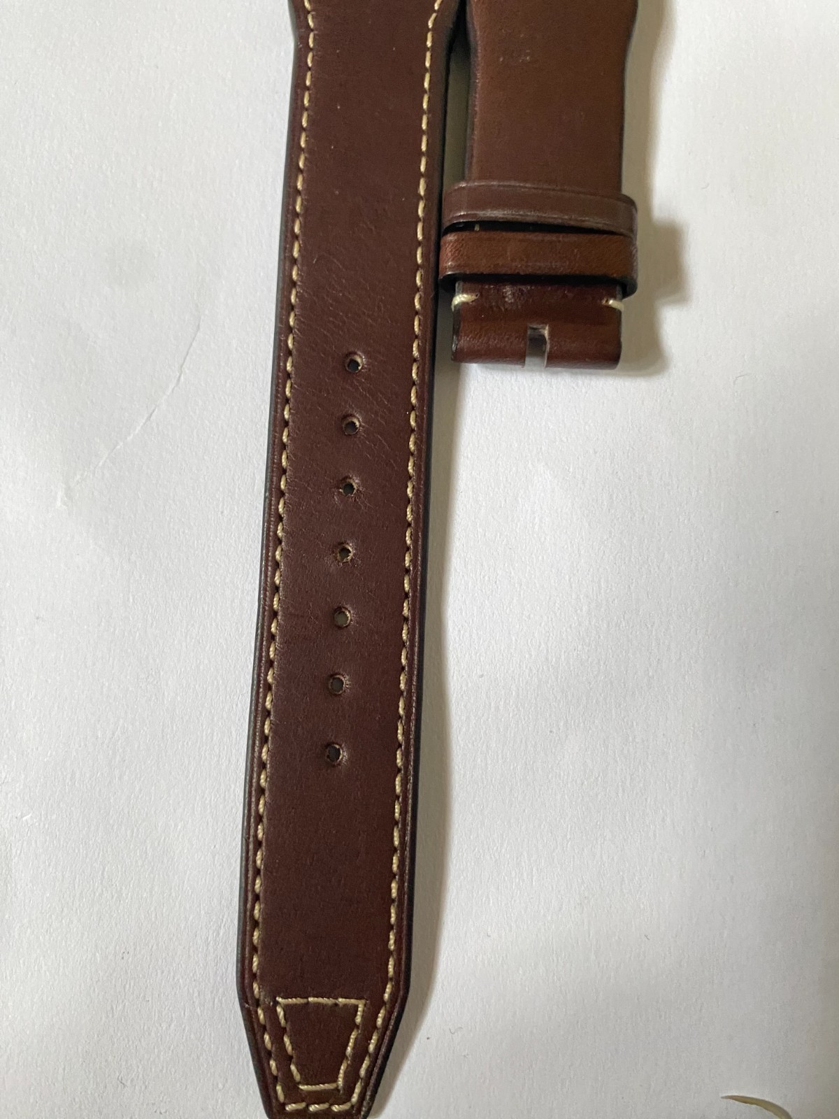 Premium 21mm Brown “Easy-Fit” Genuine Leather Strap for IWC Watches