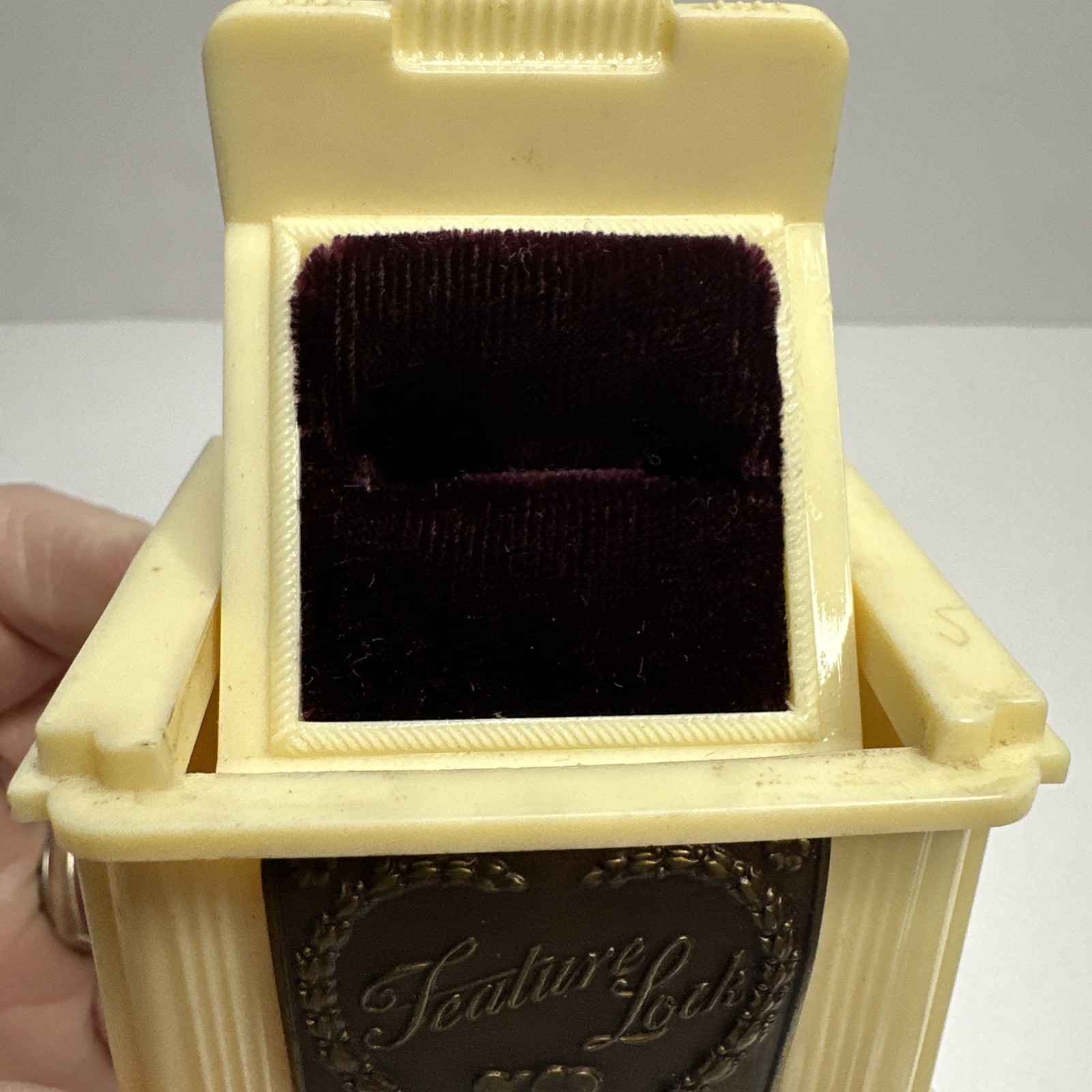 Vintage Art Deco Cream Celluloid Wedding Engagement Special Occasion Gift Box