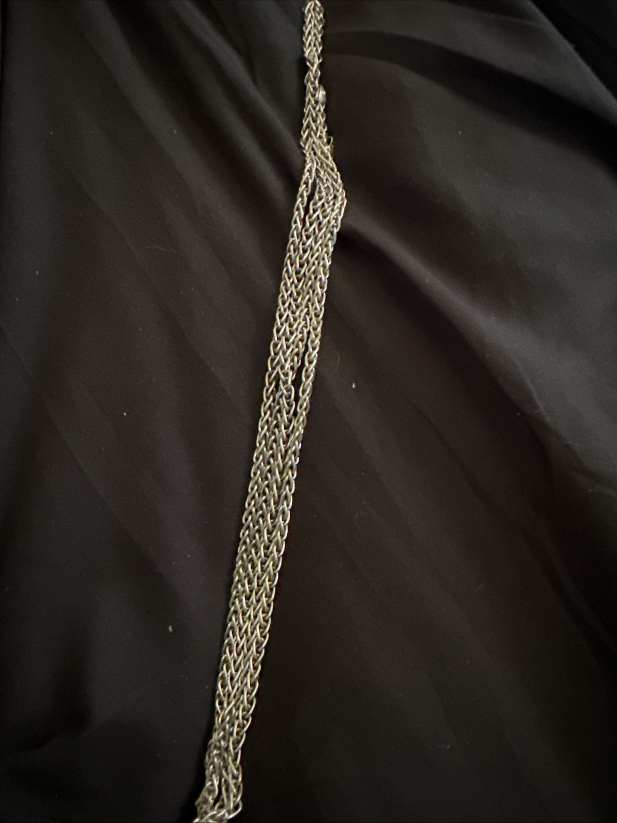 36 Inch 3mm Wheat Chain Necklace 925 Sterling Silver Italy Solid